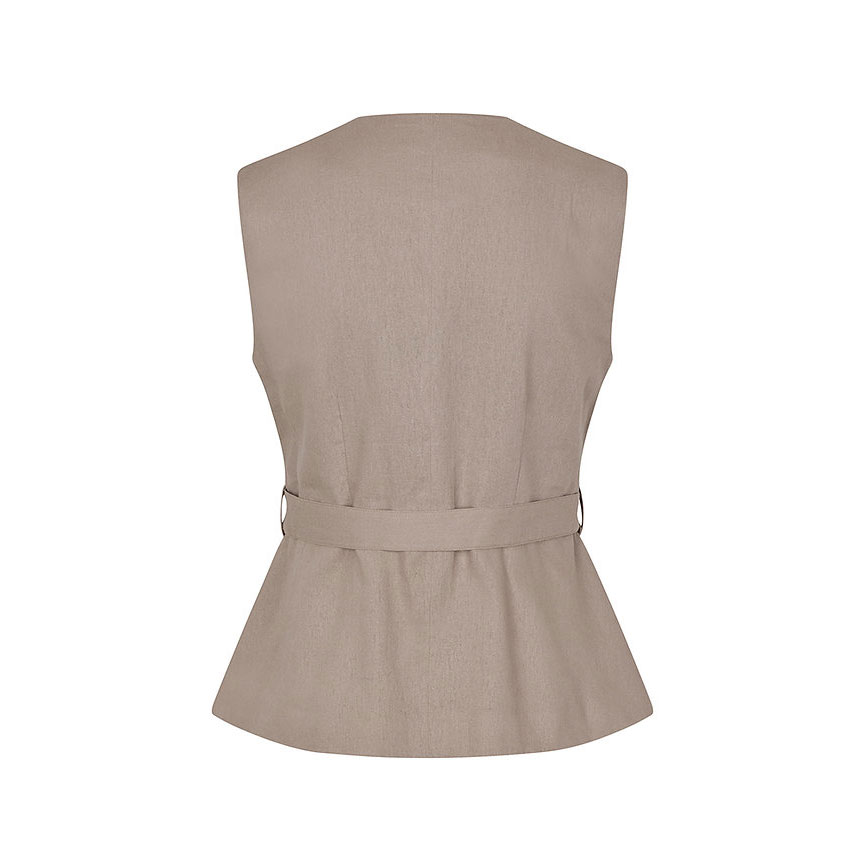 mbyM Kalenna Weste Mbym Beige hinten