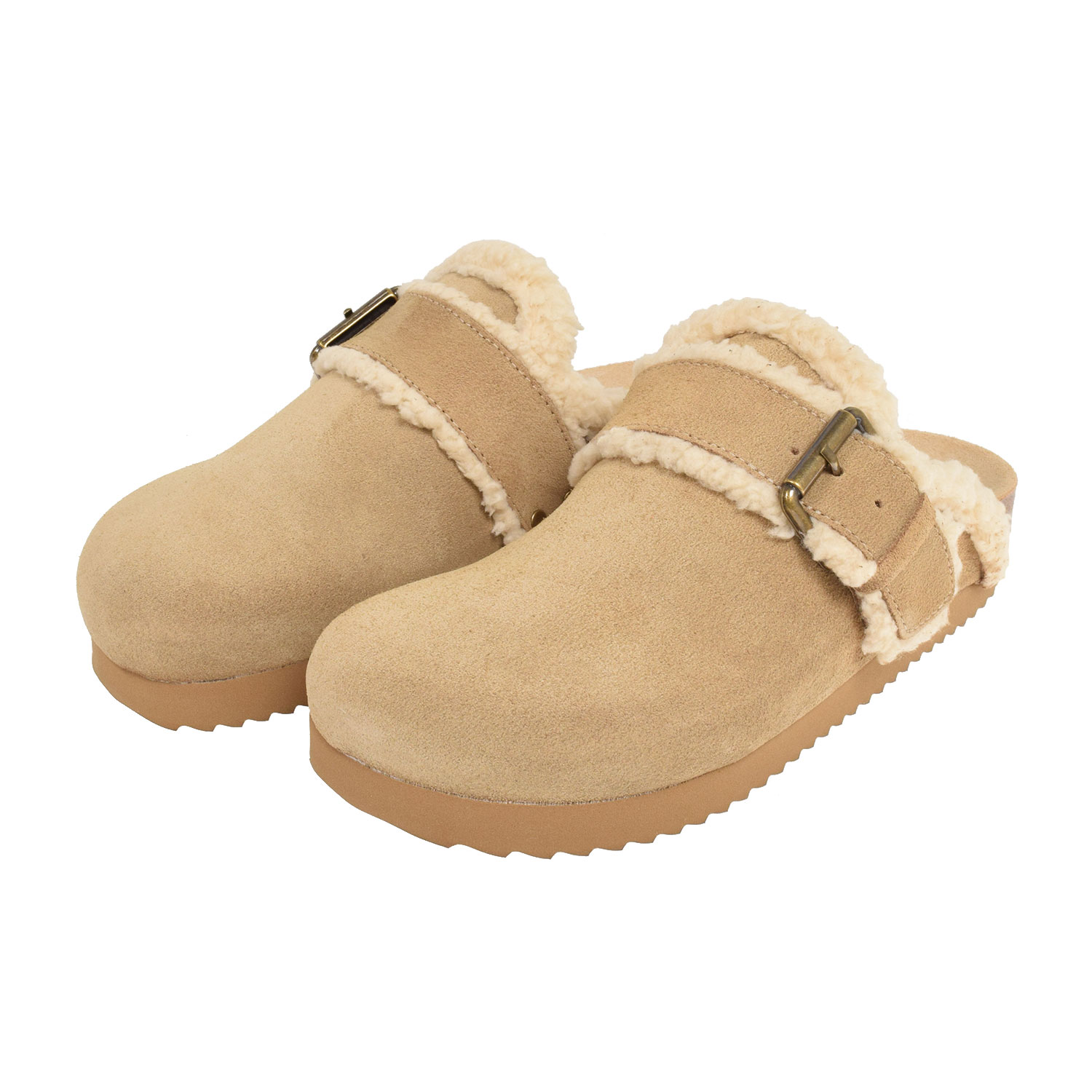 La Garçonne Karo La Garçonne Mule Beige vorne