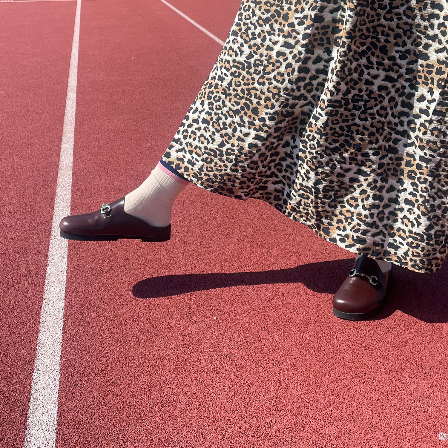 La Garçonne Karolina Mule Chestnut Jason Etro