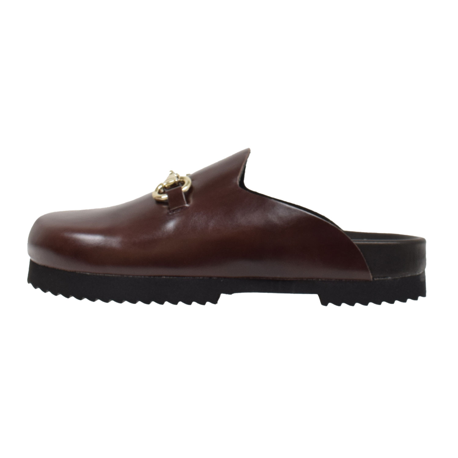 La Garçonne Karolina Mule Chestnut Jason Etro