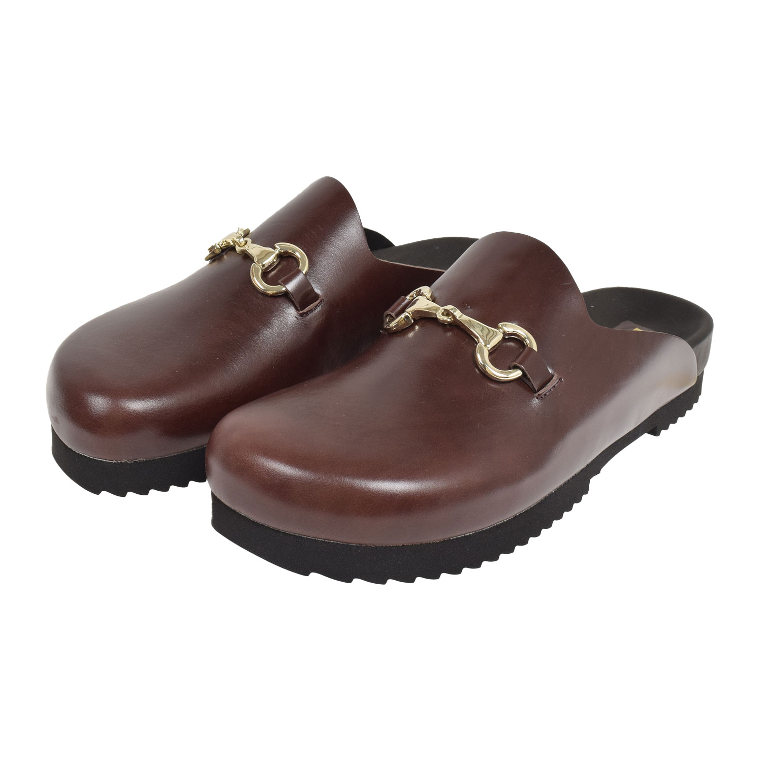 La Garçonne Karolina Mule Chestnut Jason Etro