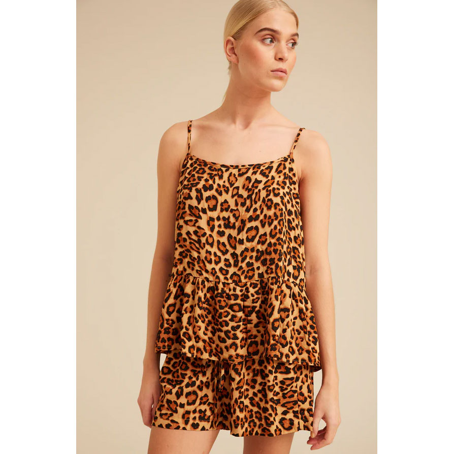 Hunkøn Kate Hunkon Top Leopard Model vorne