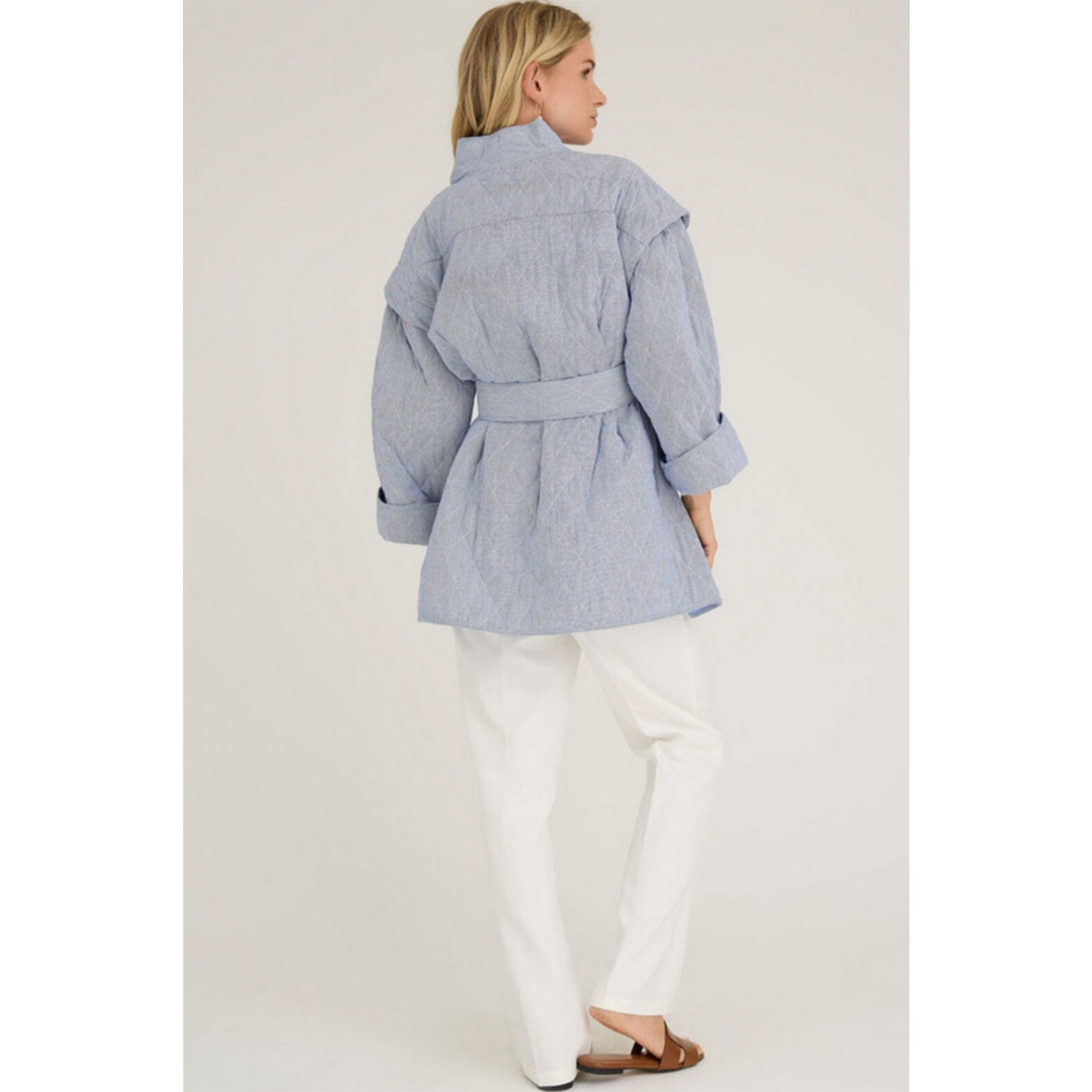 A-View Katie Quilt Jacke Navy White