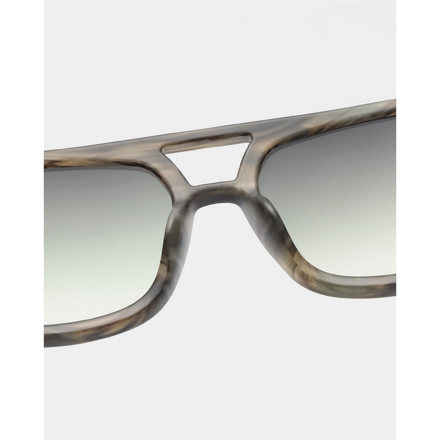 A.Kjaerbede Kaya Sonnenbrille Striped Horn