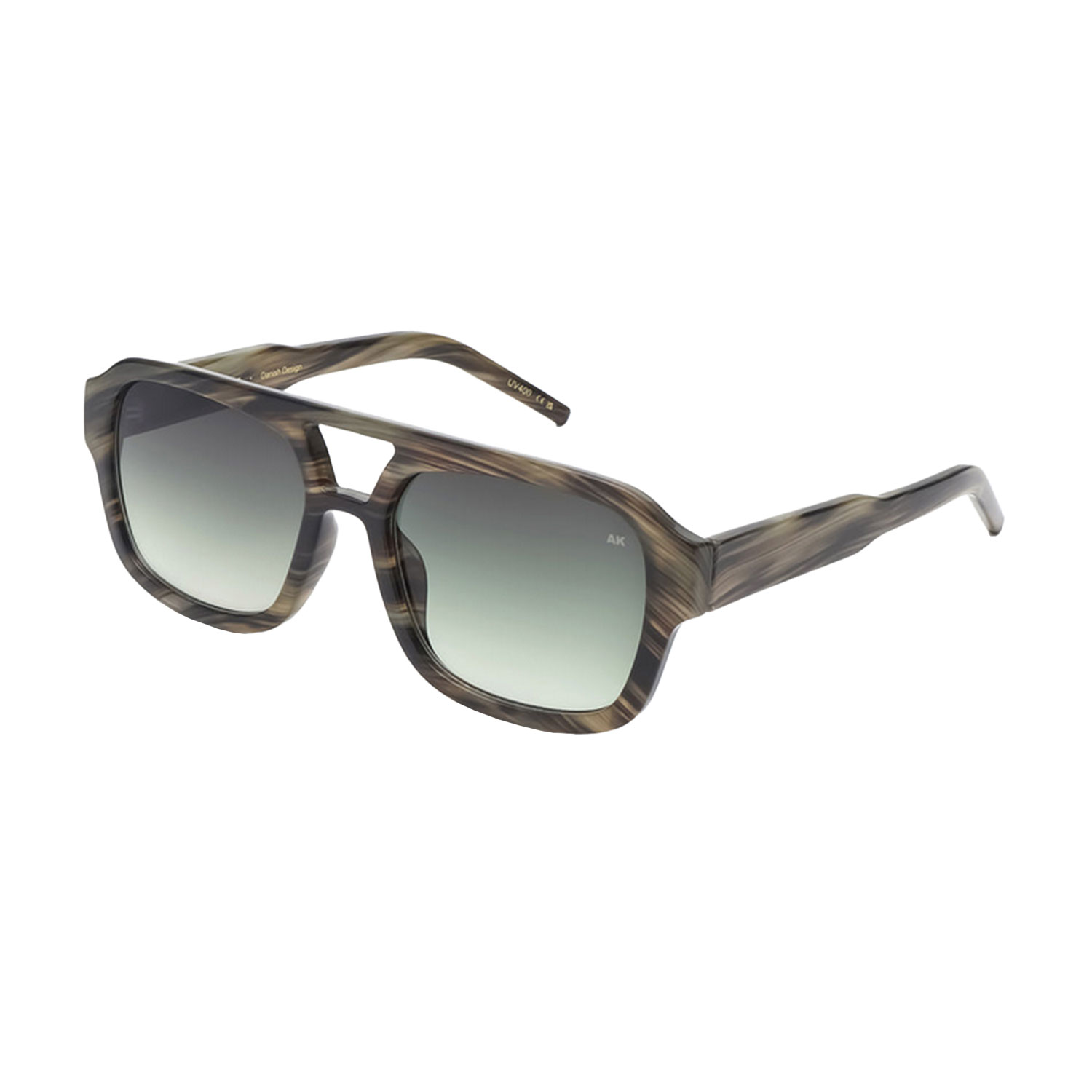 A.Kjaerbede Kaya Sonnenbrille in Grau gestreift von A.Kjaerbede Seite