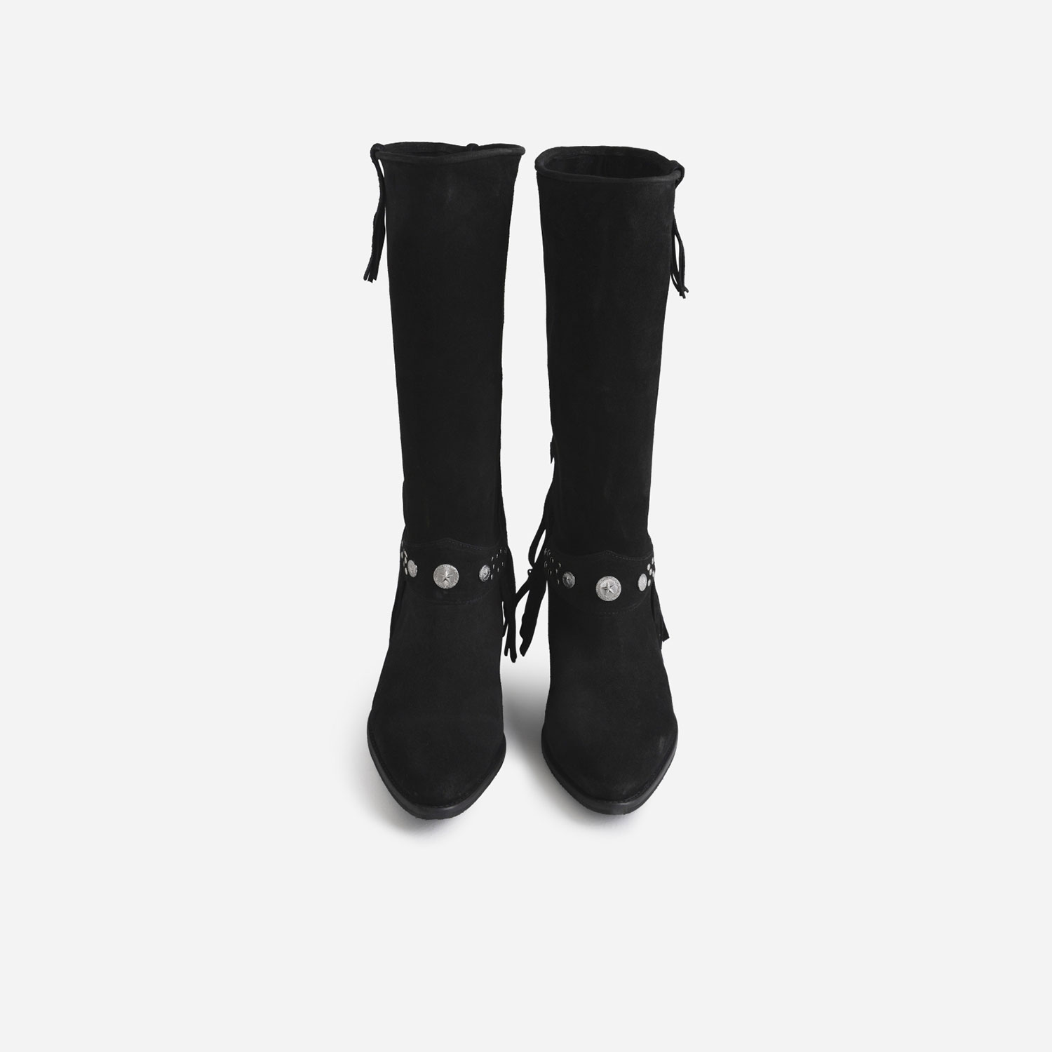 Bronx Kendra Western Boot Black