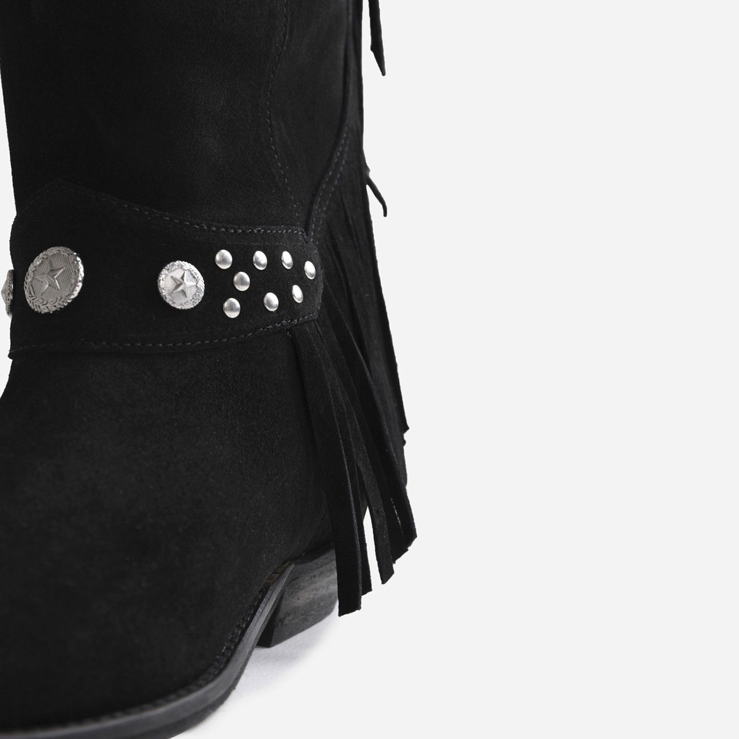 Bronx Kendra Western Boot Black