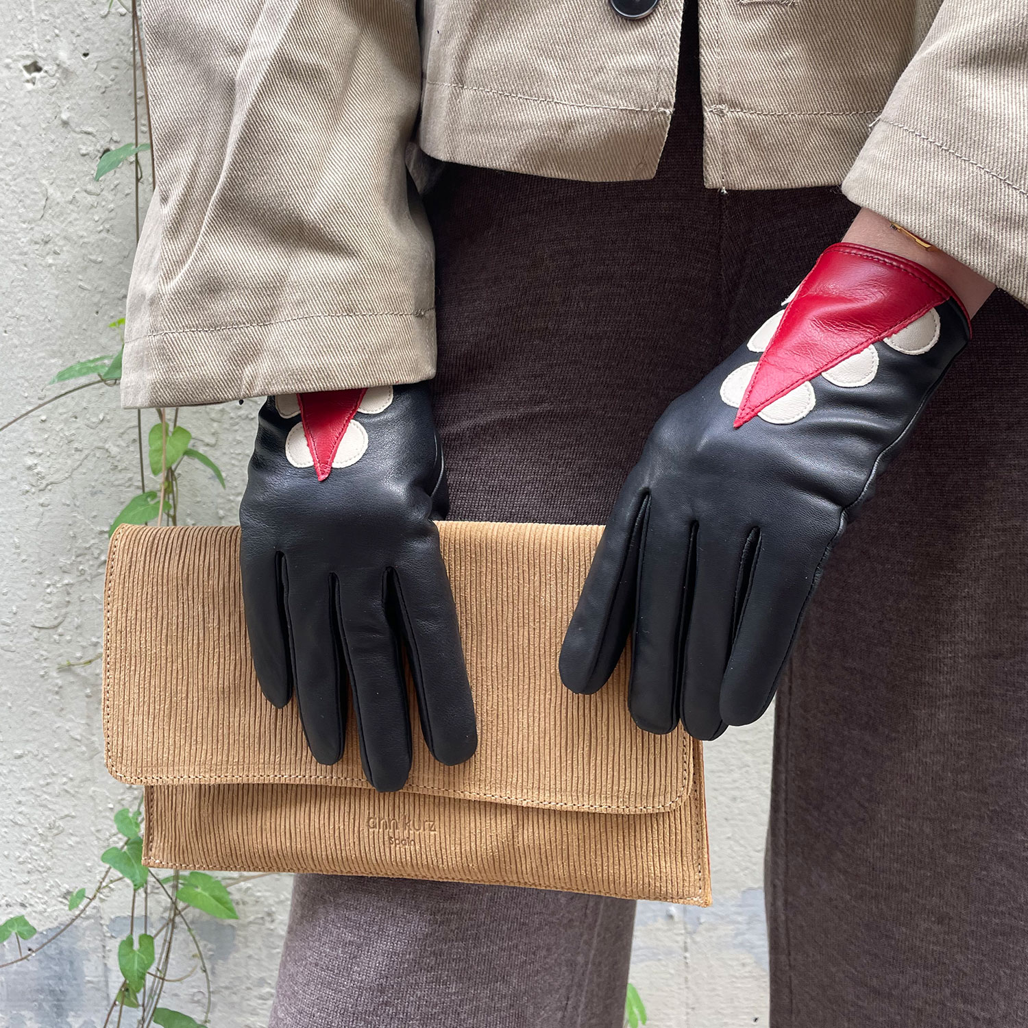 La Garçonne Accessoires Kenza La Garçonne Handschuhe Schwarz Model