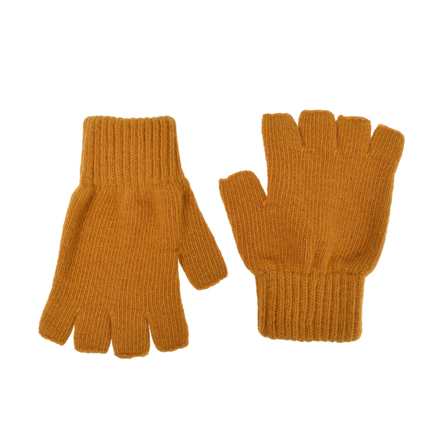 Voila Kesik Likrali Handschuhe Mustard