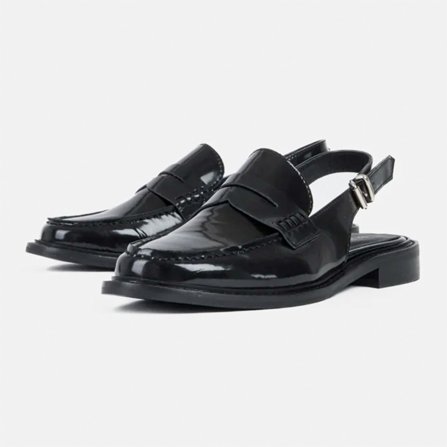 Bukela Kevin Slingback Loafer Black