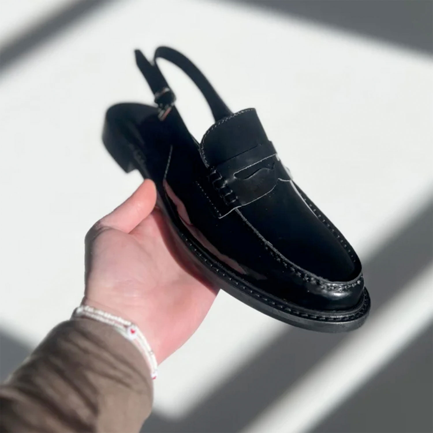 Bukela Kevin Slingback Loafer Black