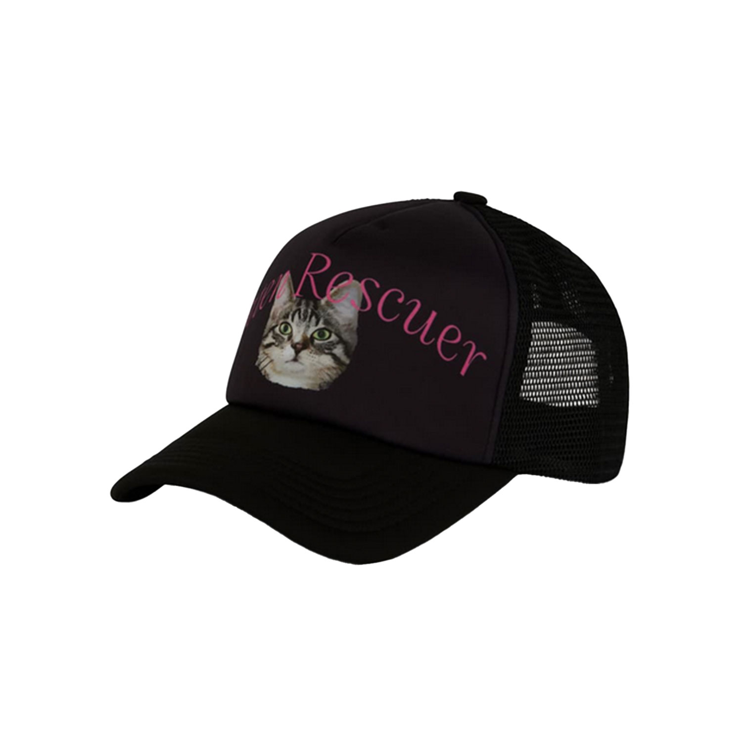 Pica Pica Kitten Rescuer Cap Black
