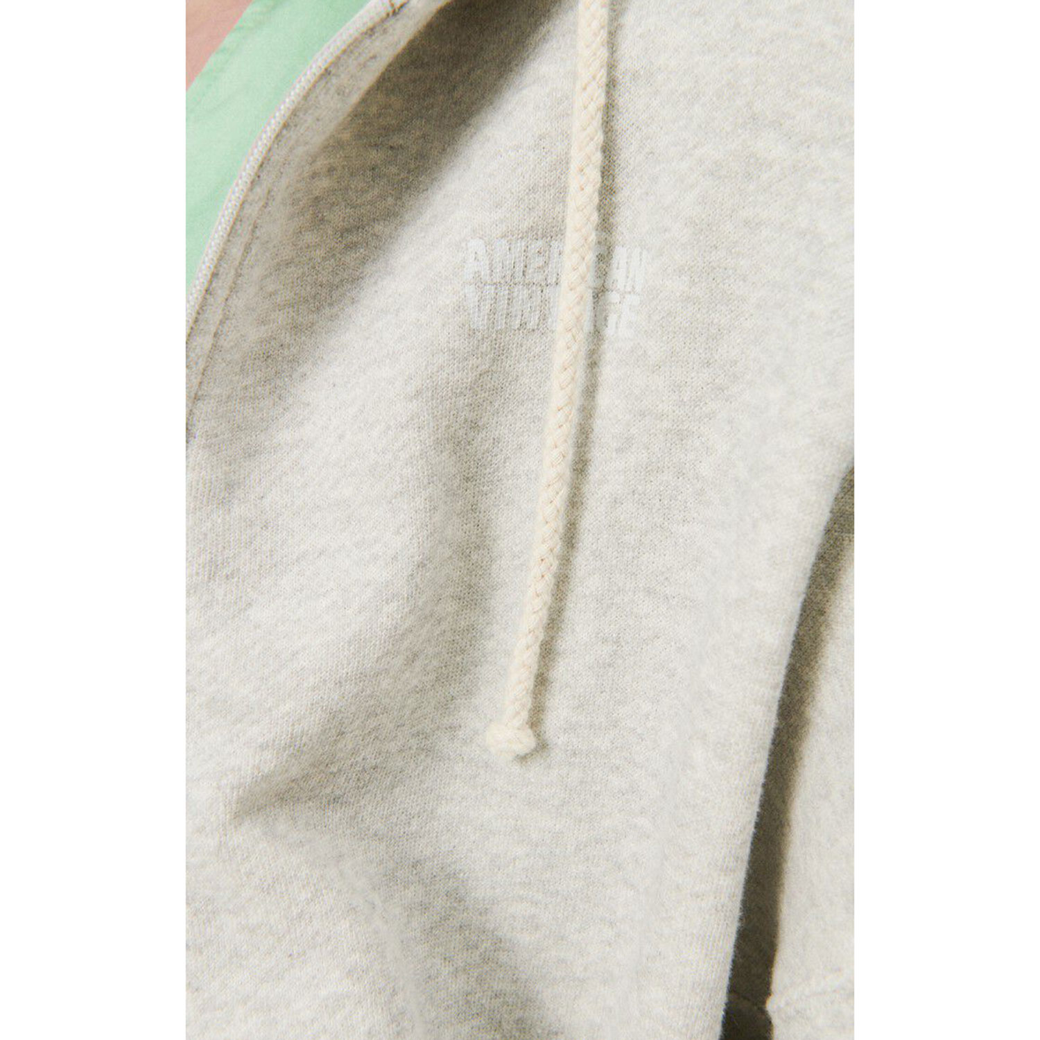 American Vintage Kodytown Sweatjacke mit Kaputze Polar Melange