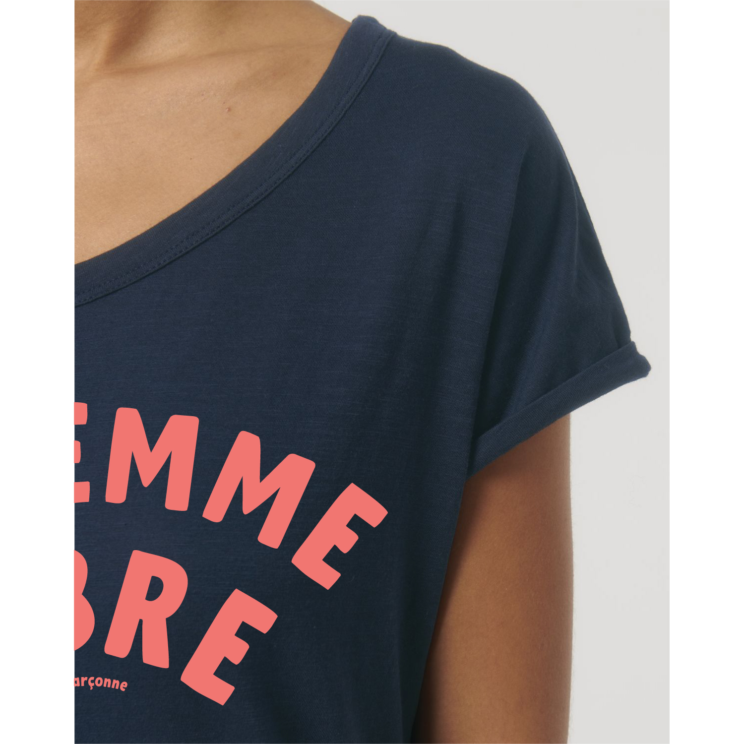 La Garçonne Vetements La Femme Libre T-Shirt Navy