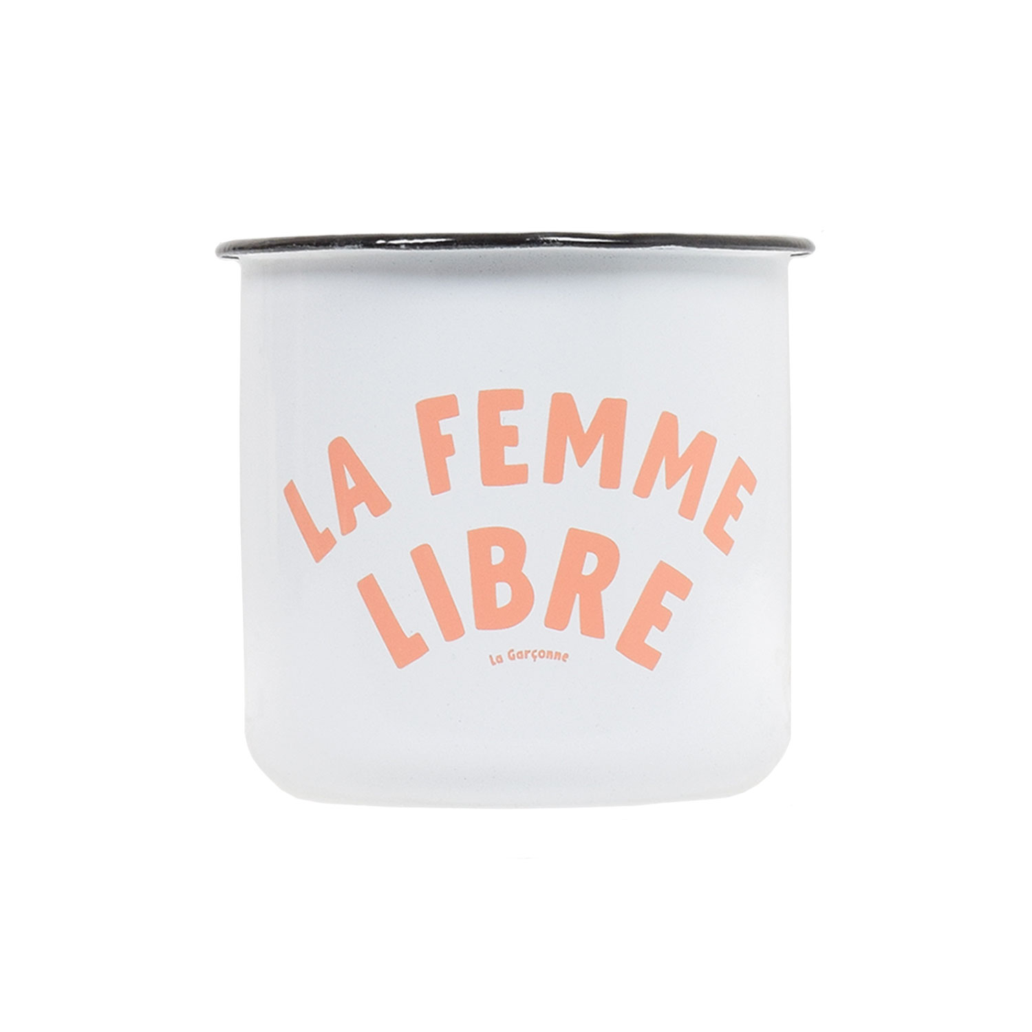 La Garçonne Home La Femme Libre Emaille Tasse