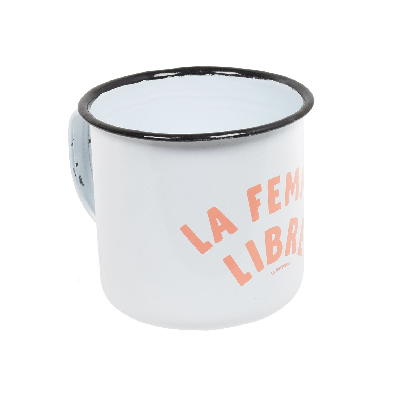La Garçonne Home La Femme Libre Emaille Tasse