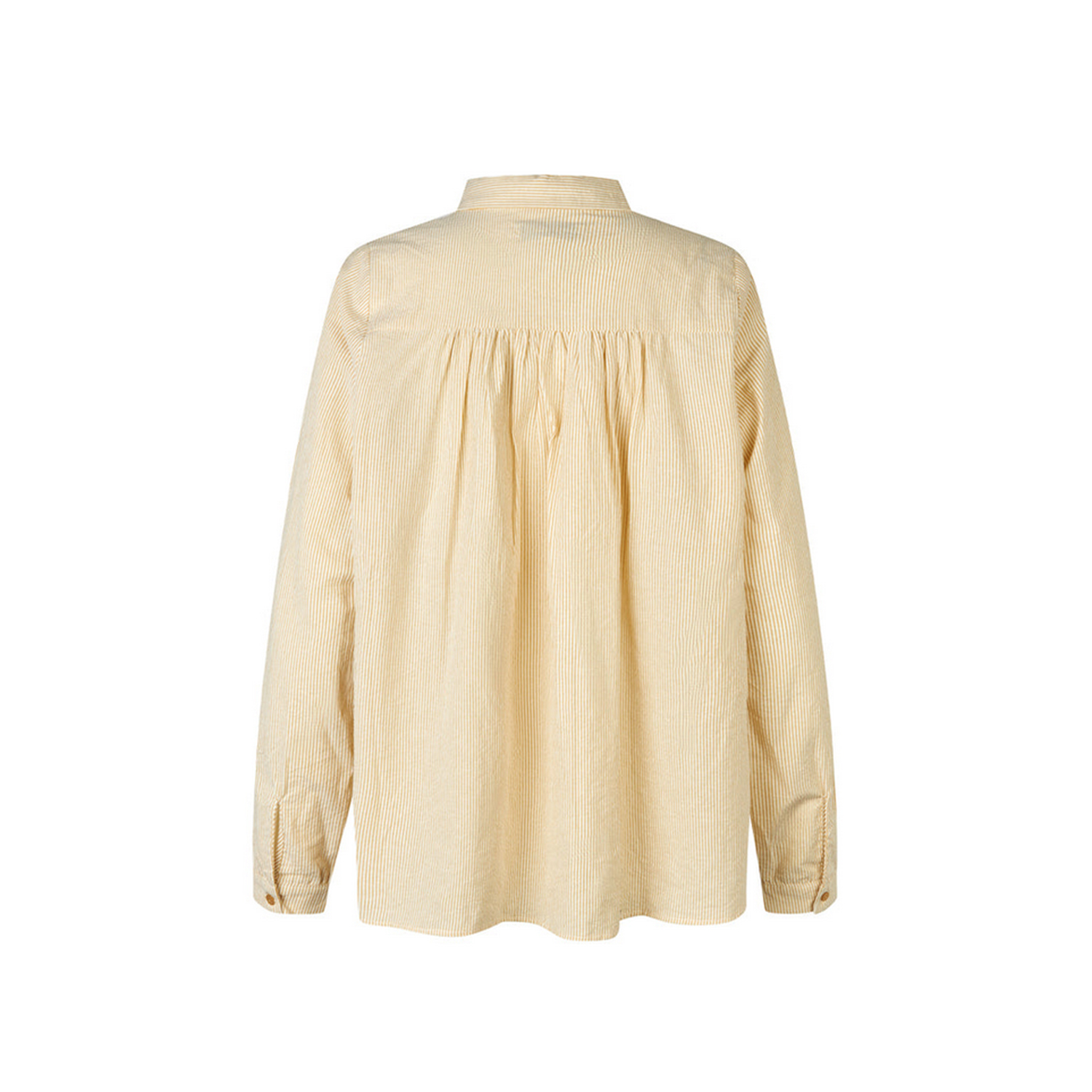Lolly's Laundry Lari Bluse in Camel Ecru gestreift von Lolly's Laundry hinten