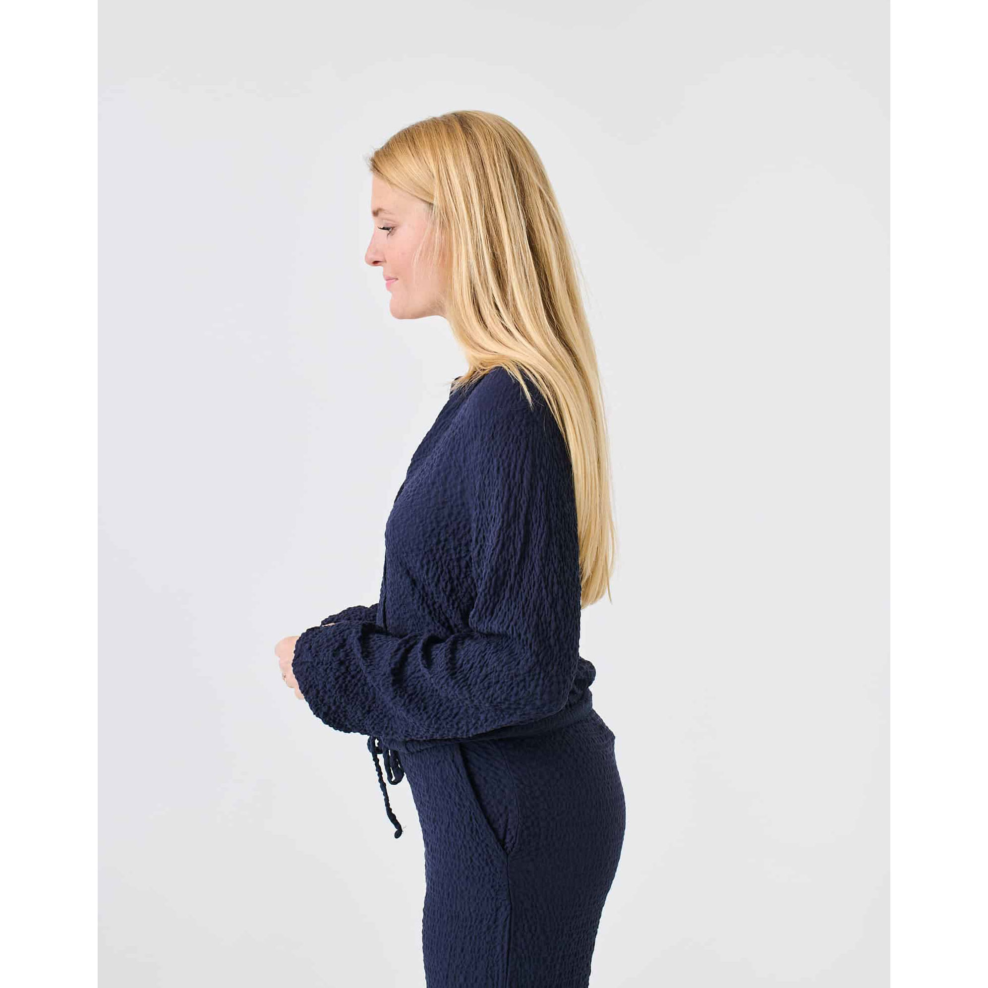 Another Label Latifa Bluse Night Sky