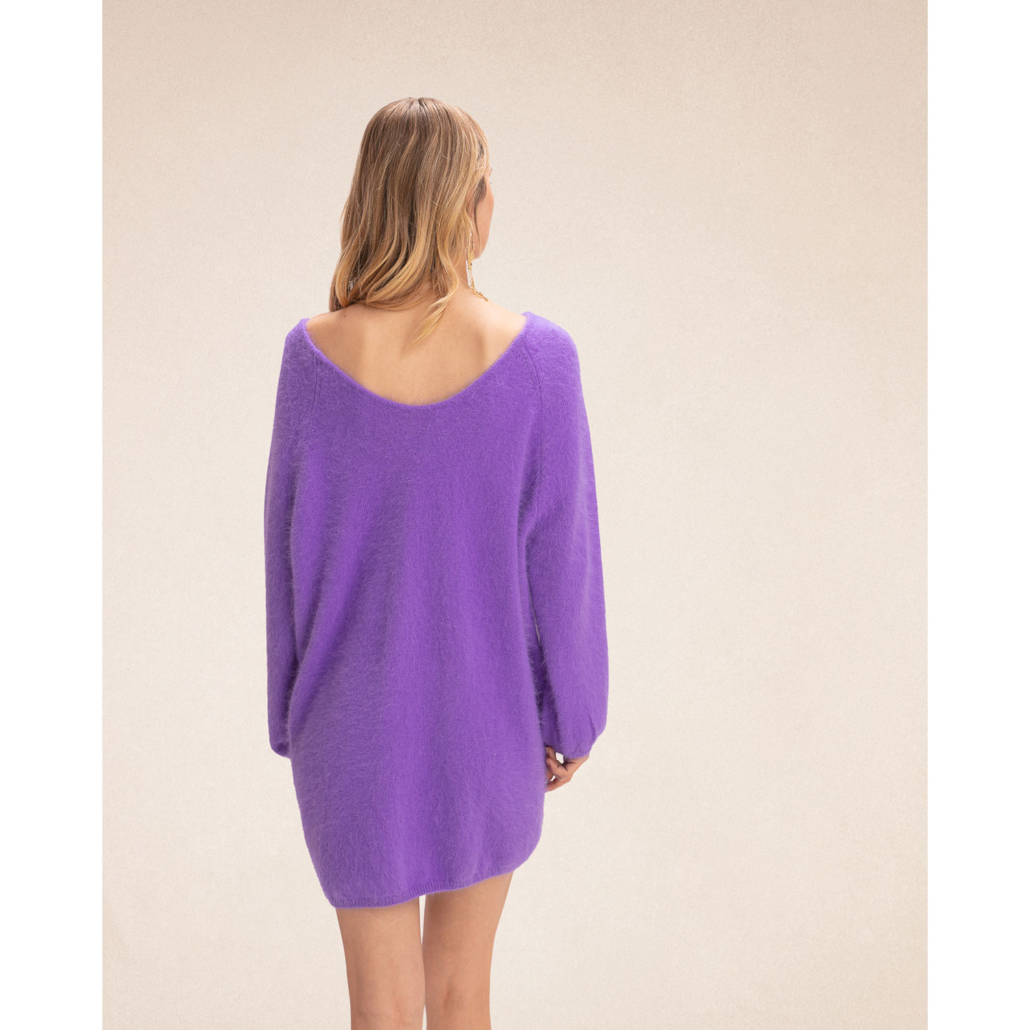 Karma Koma Lauper Strickkleid Violet Syrup