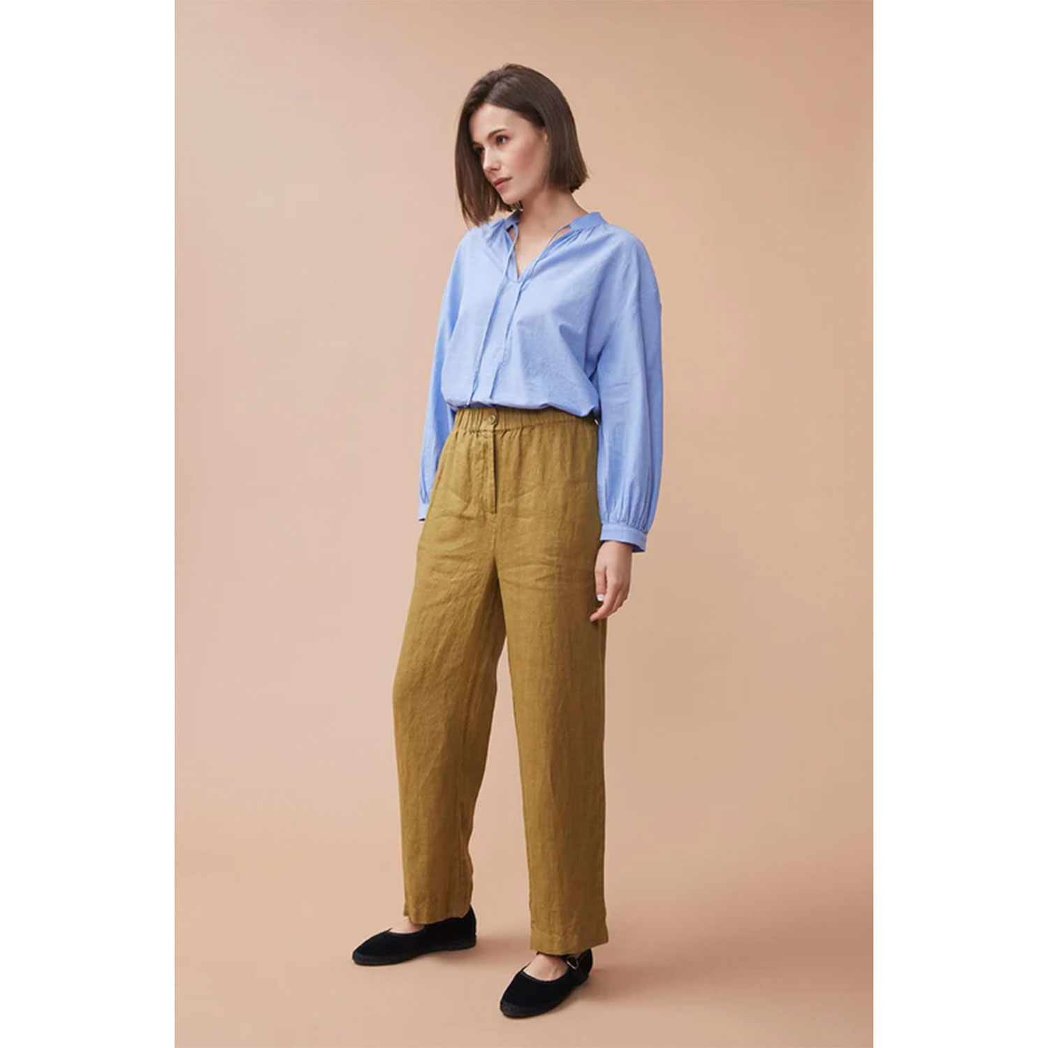 Harris Wilson Lauriane Harris Wilson Hose Kaki Model vorne