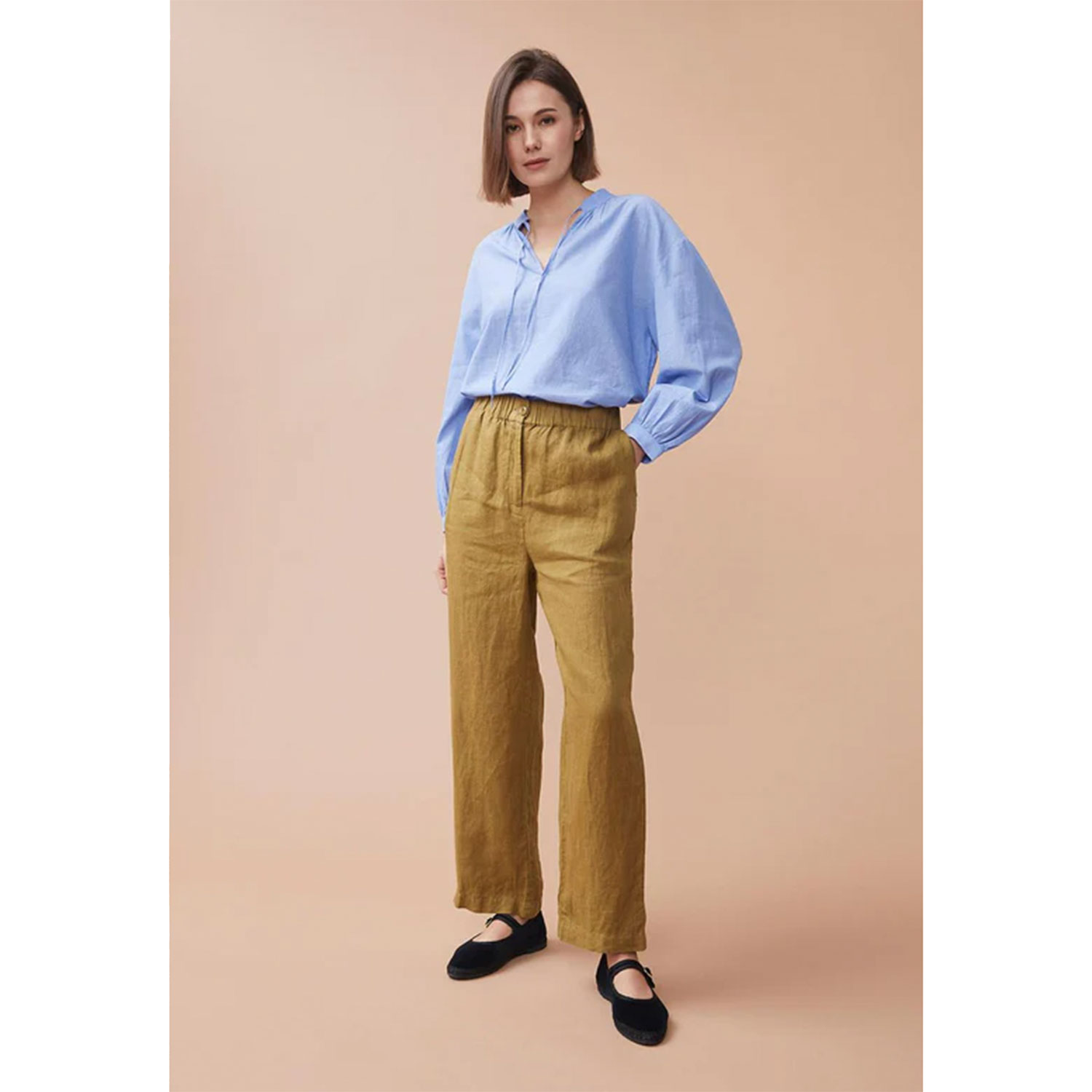 Harris Wilson Lauriane Harris Wilson Hose Kaki Model vorne