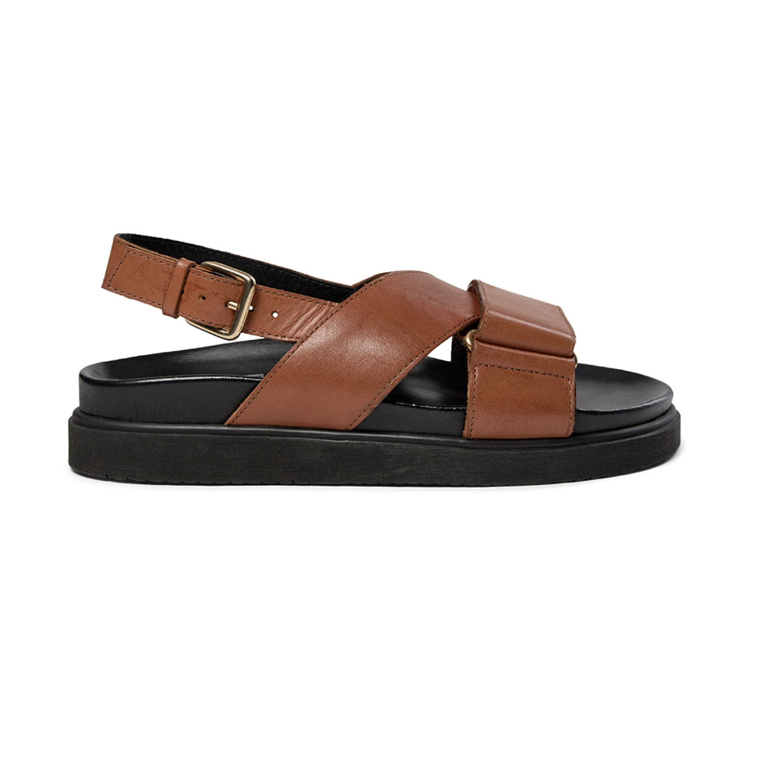 Pavement Lava Sandale Tan/Black
