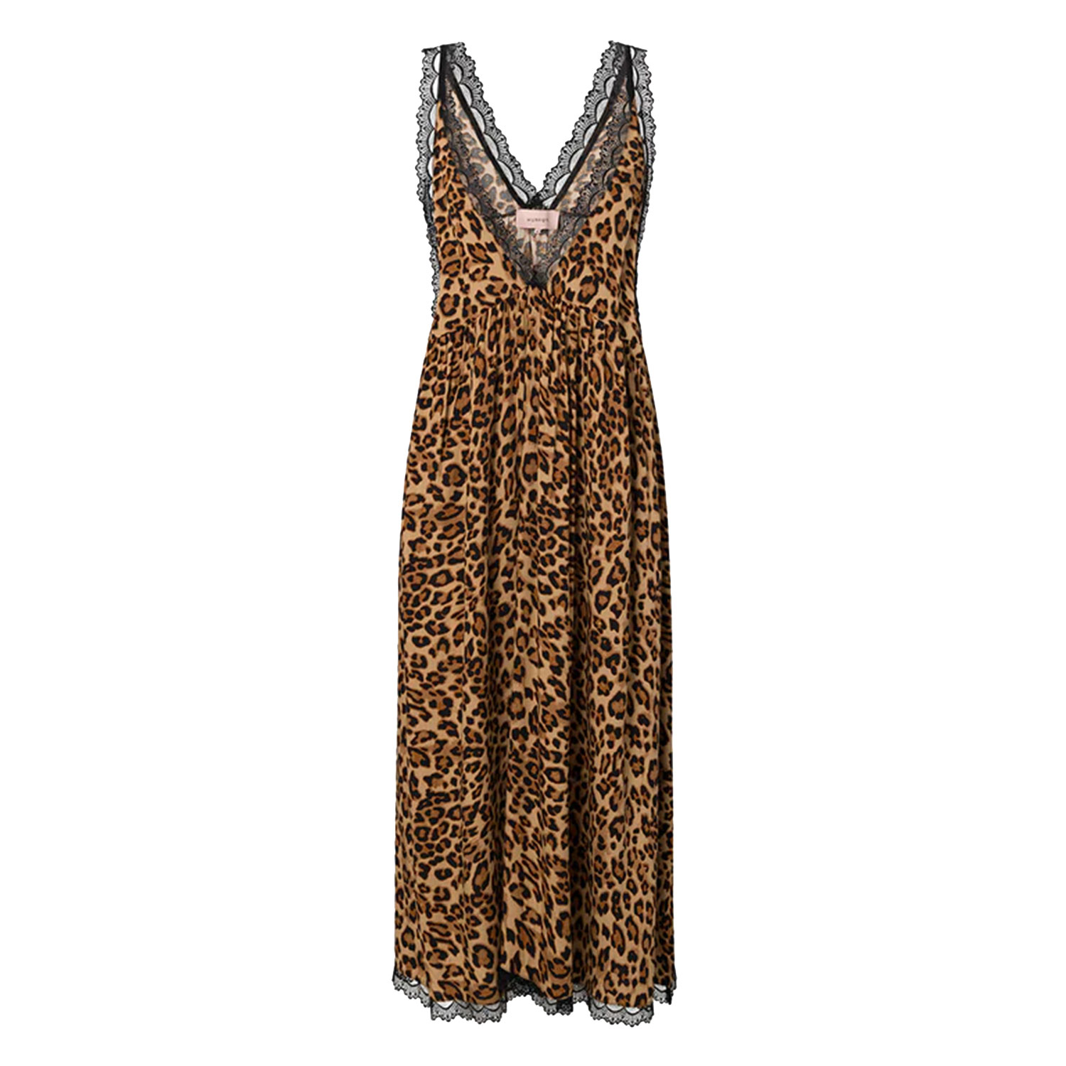 Hunkøn Lee Hunkon Kleid Leopard Print vorne