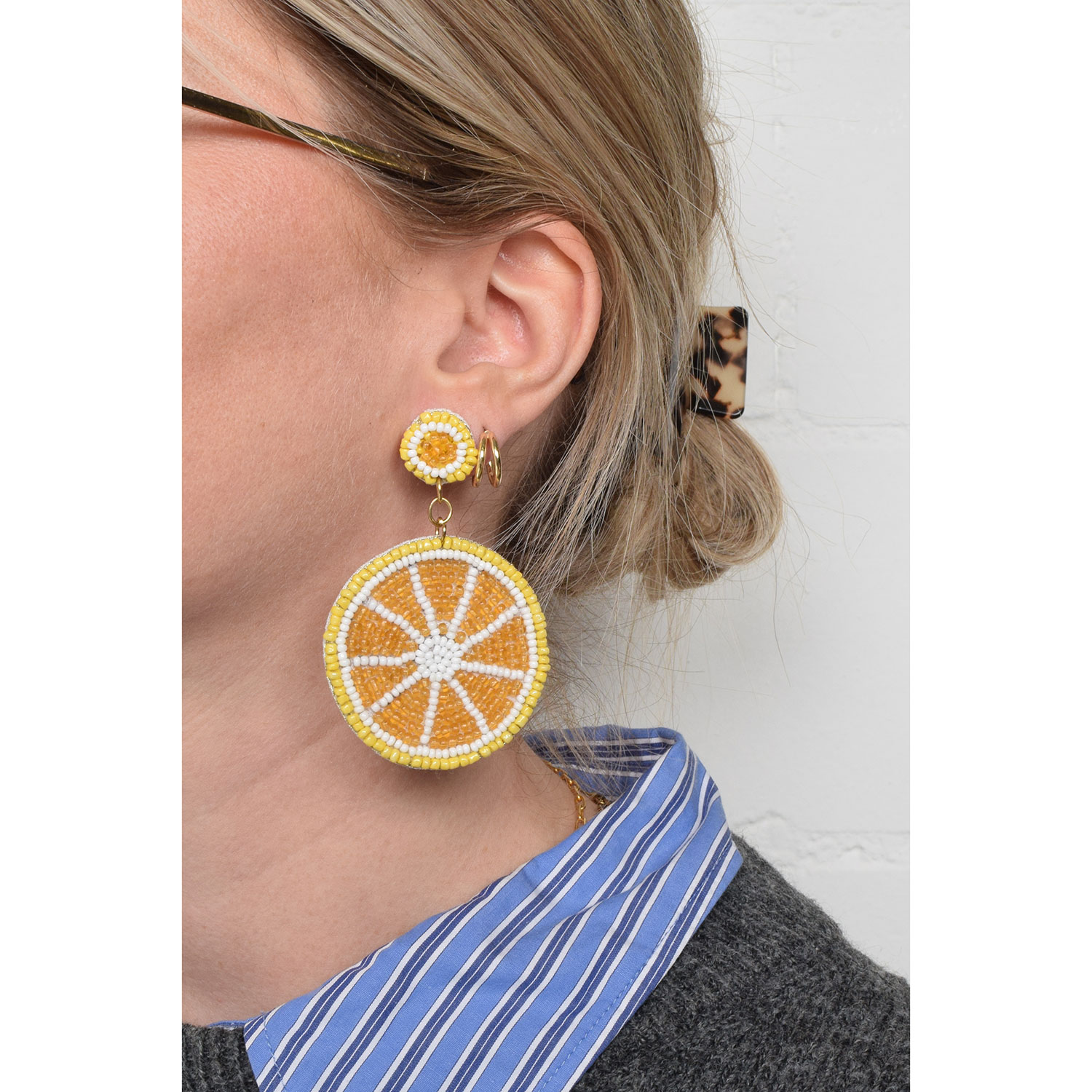 La Garçonne Bijoux Lemon Ohrstecker