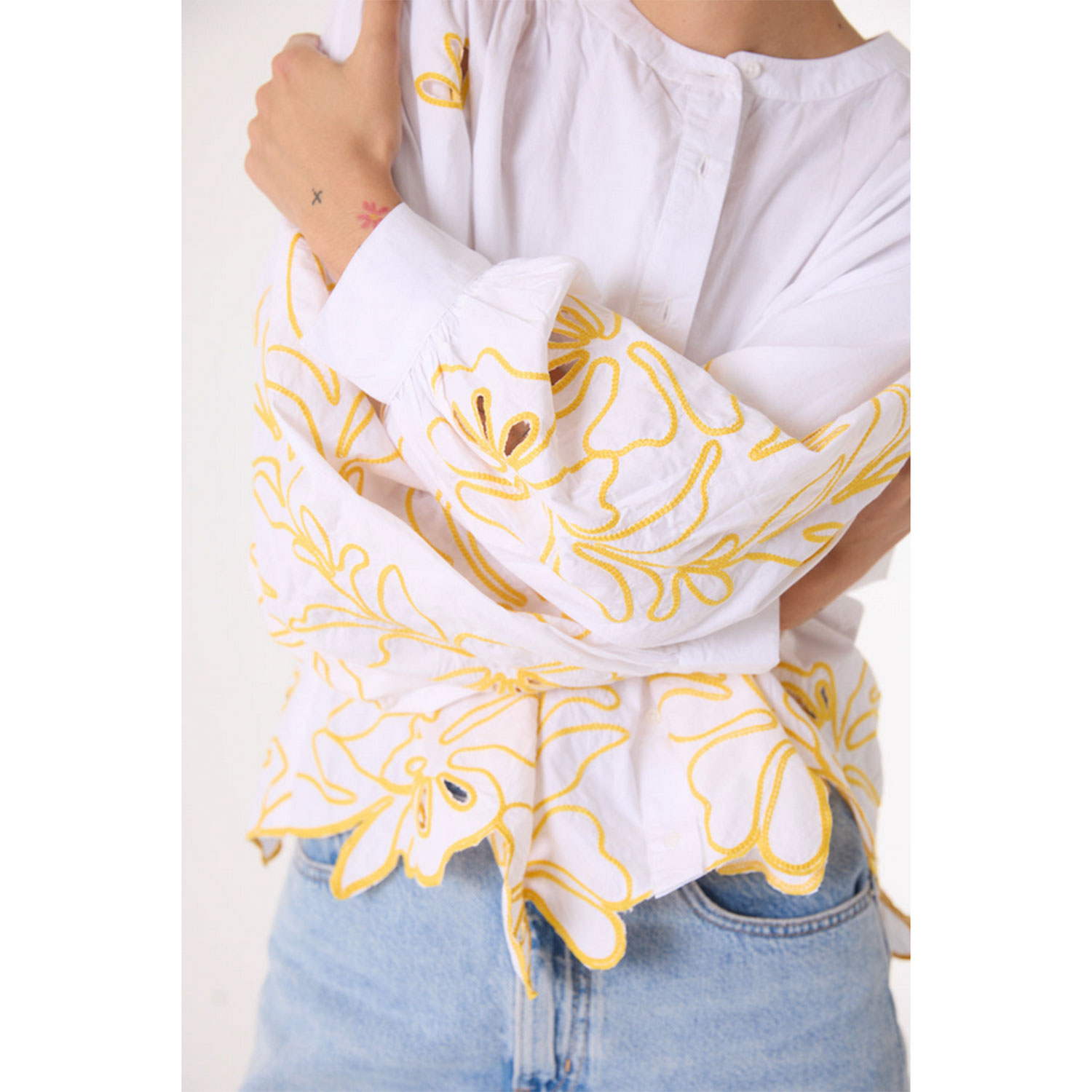 Sacrécoeur Lena Sunnycoco Bluse Jaune