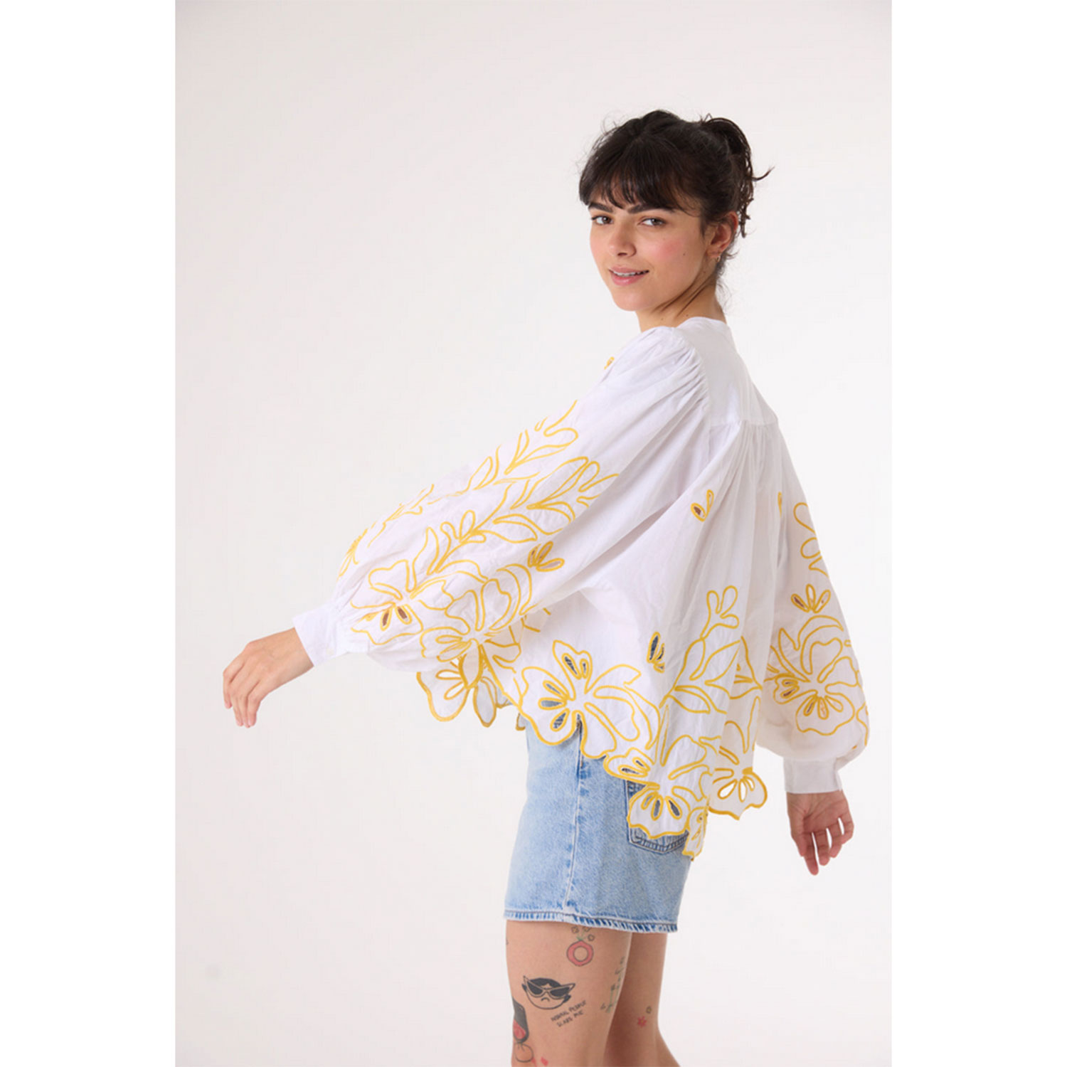 Sacrécoeur Lena Sunnycoco Bluse Jaune