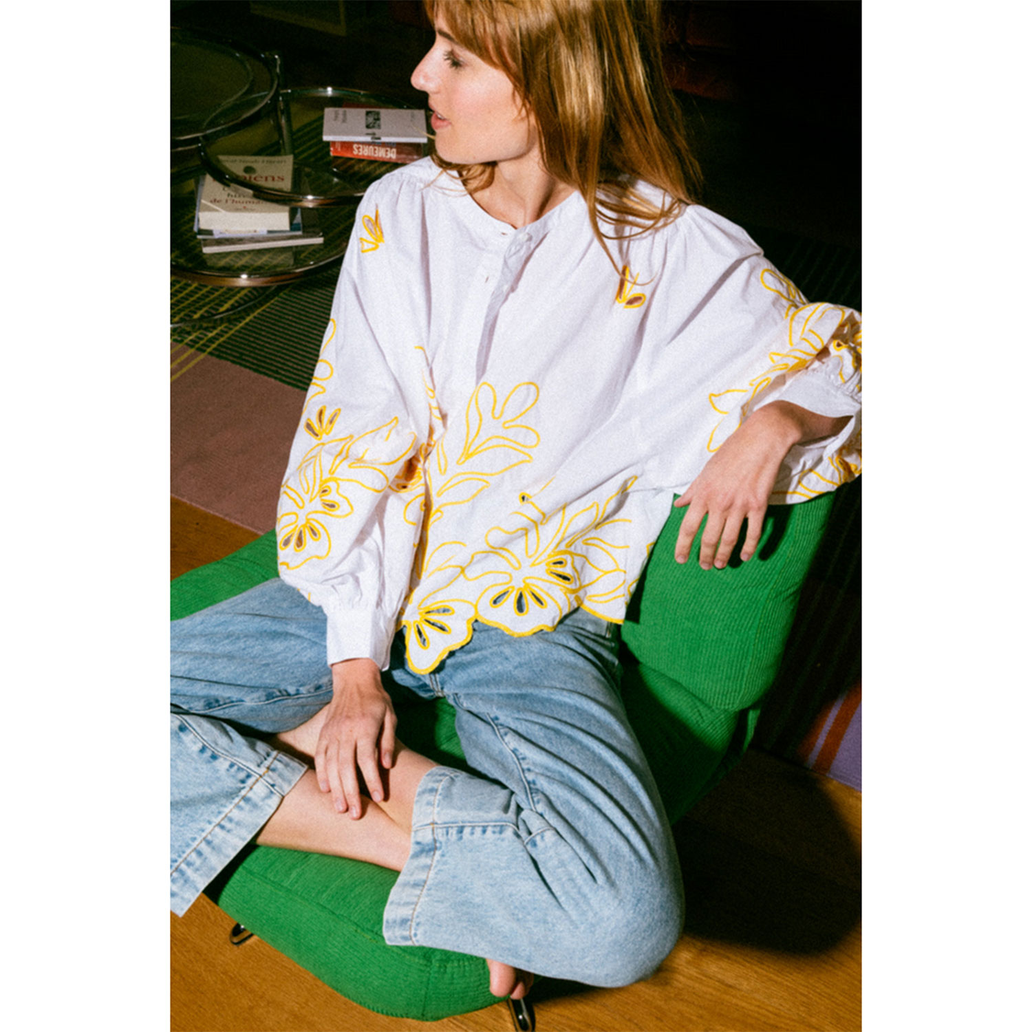 Sacrécoeur Lena Sunnycoco Bluse Jaune