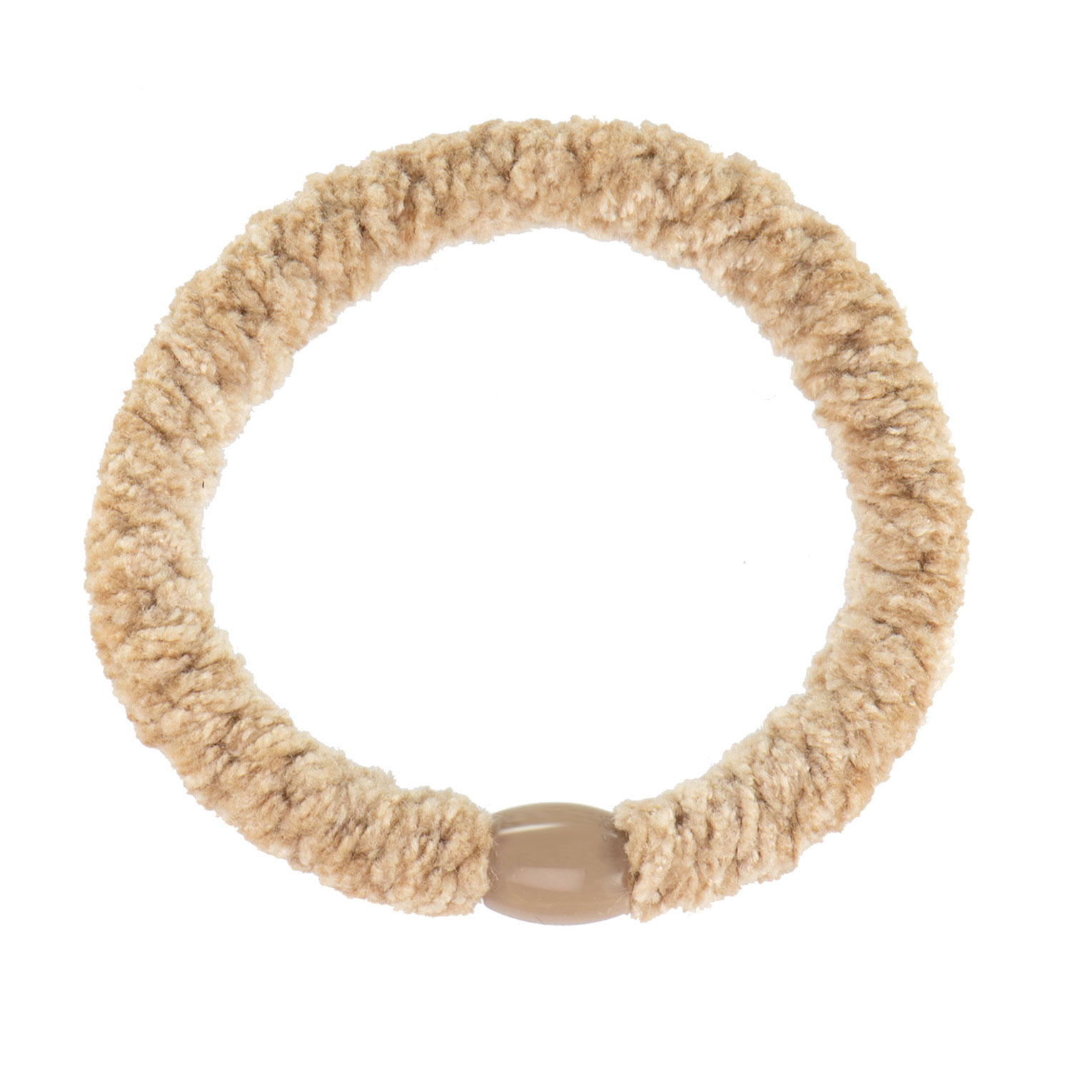 Haargummi Velvet Light Brown