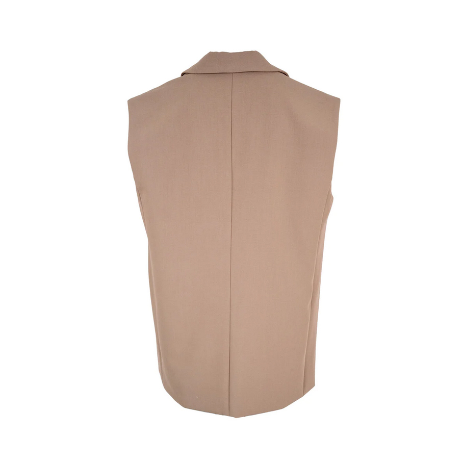 La Rouge Line La Rouge Gilet Beige hinten