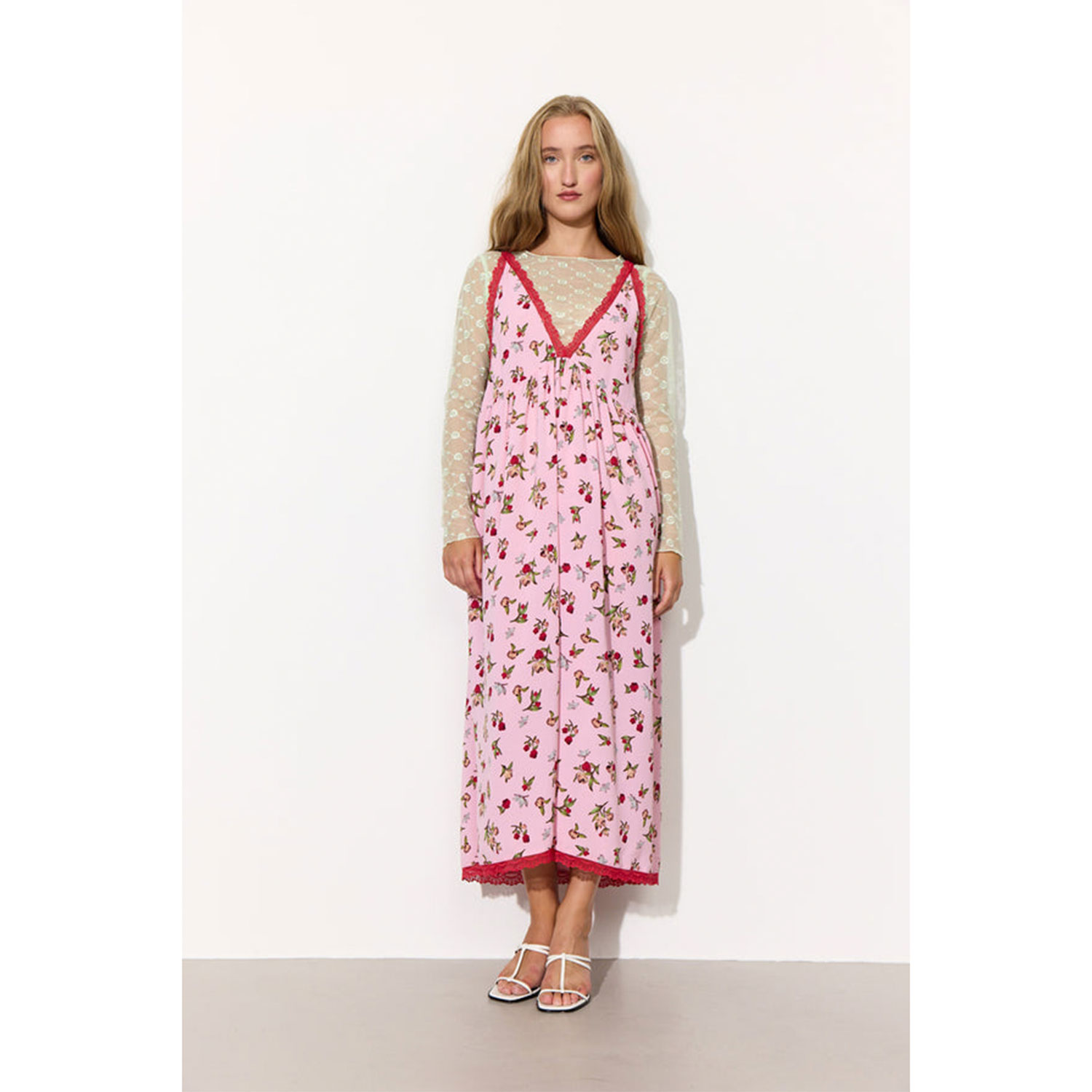 Hunkøn Lisa Kleid Red Lace