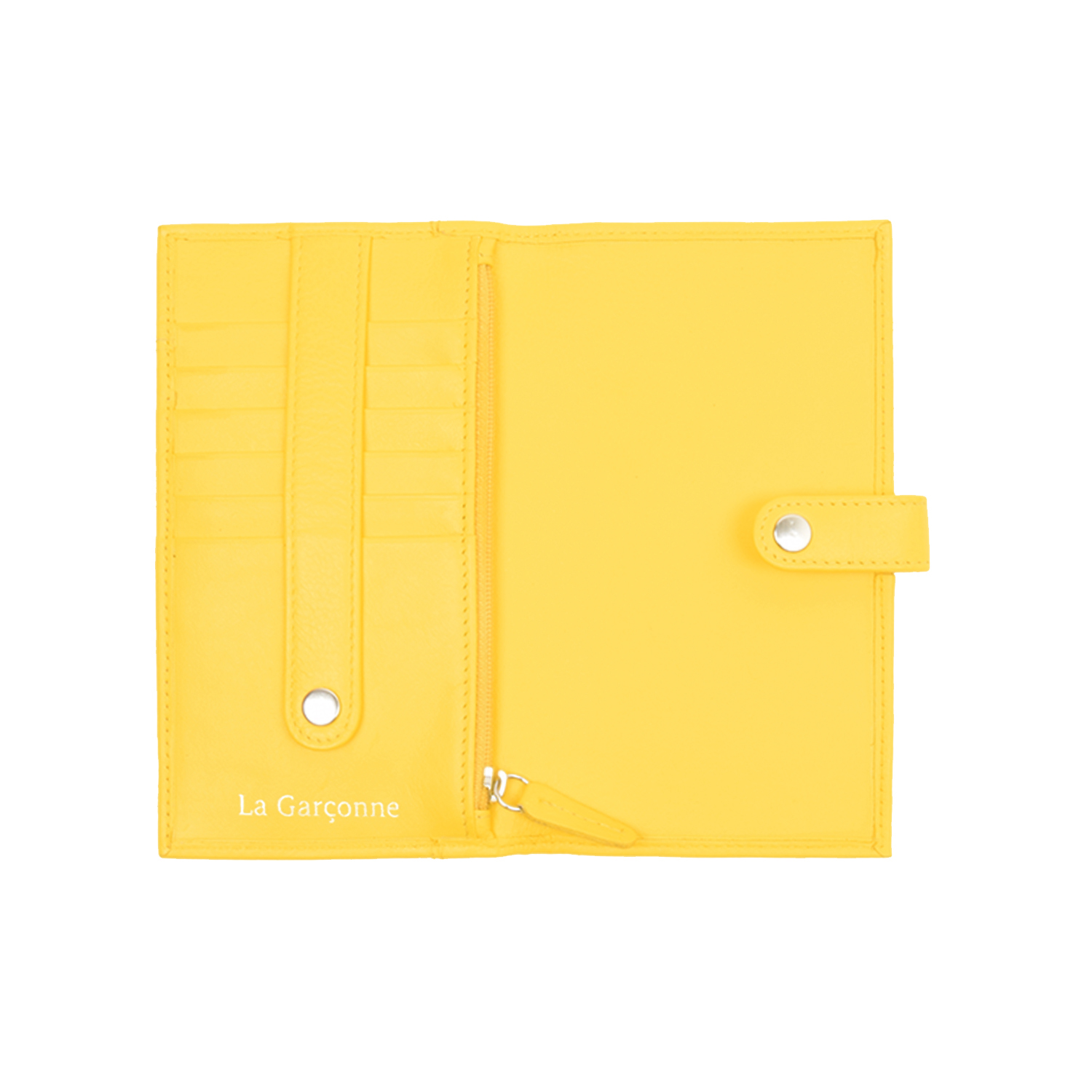 La Garçonne Accessoires Livia Portemonnaie Citron von La Garconne Packshot innen