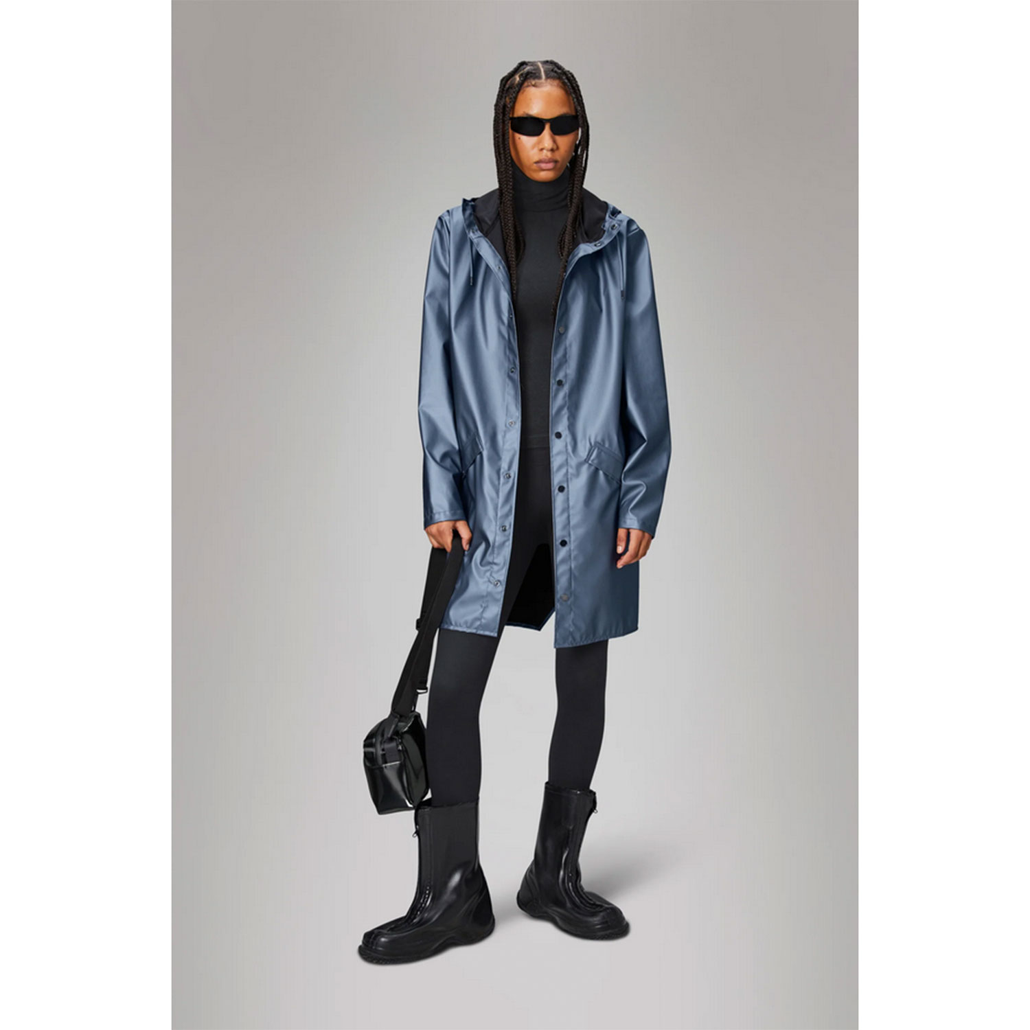 Rains Long Jacket Regenjacke Bay