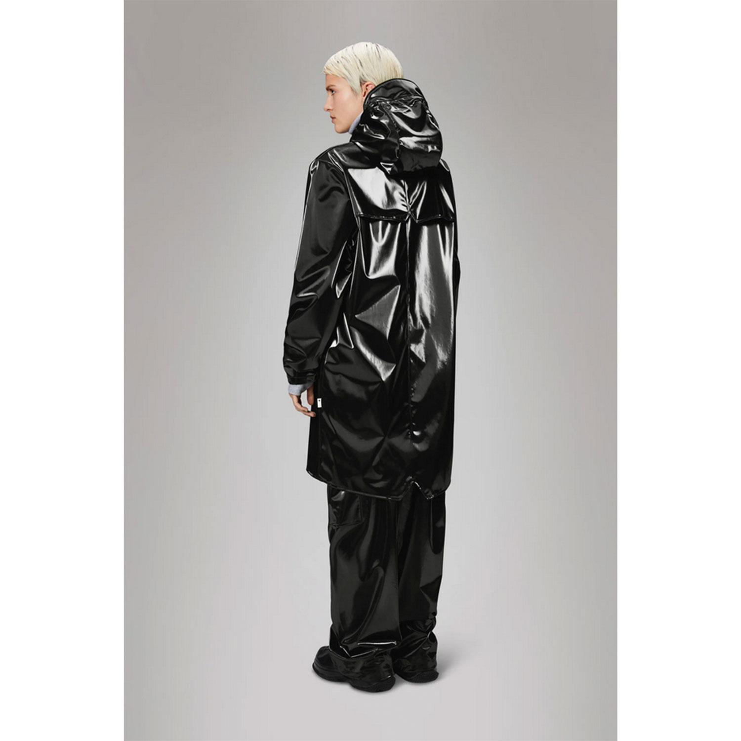 Rains Long Jacket Regenjacke Night