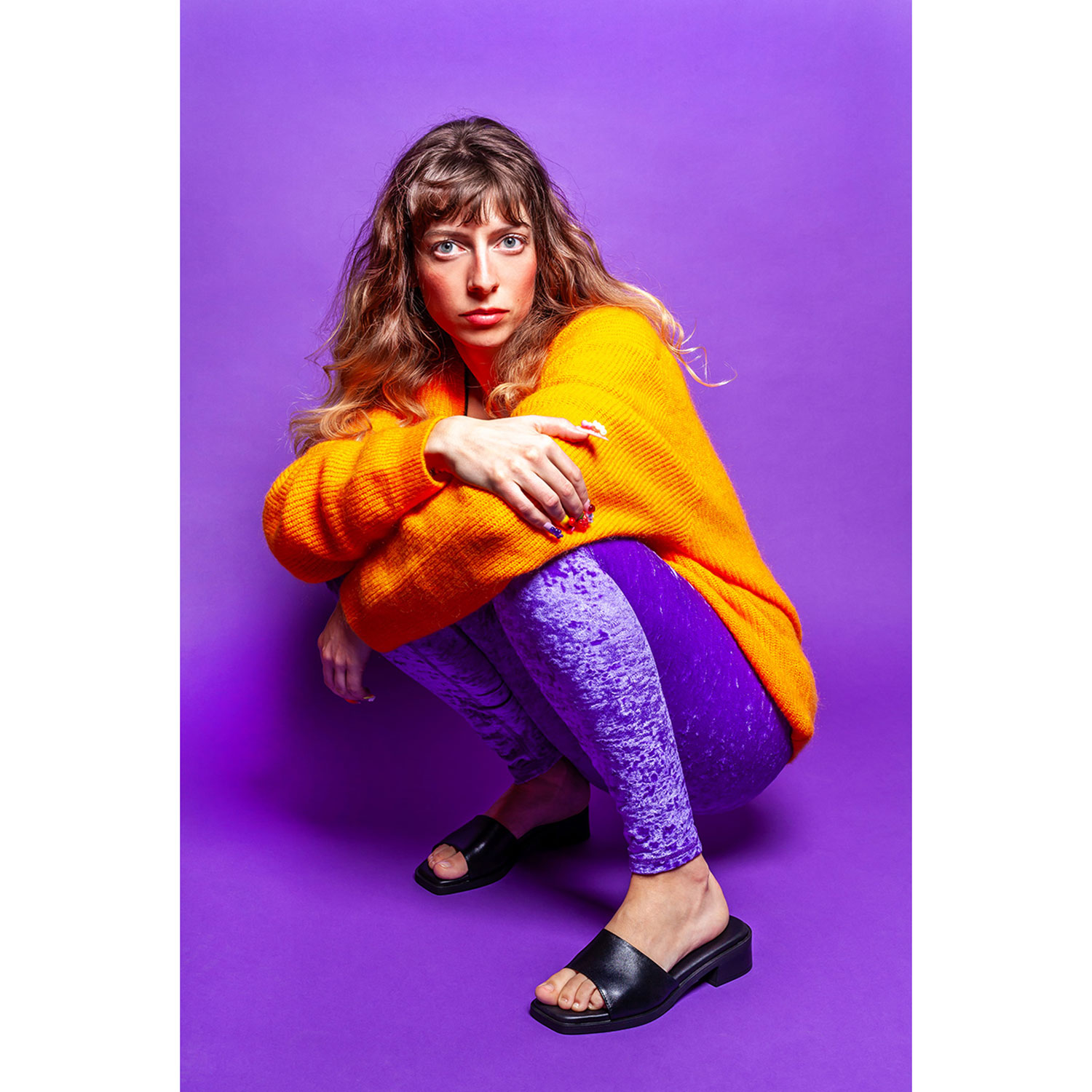 La Garçonne Lotte Sandale Negro