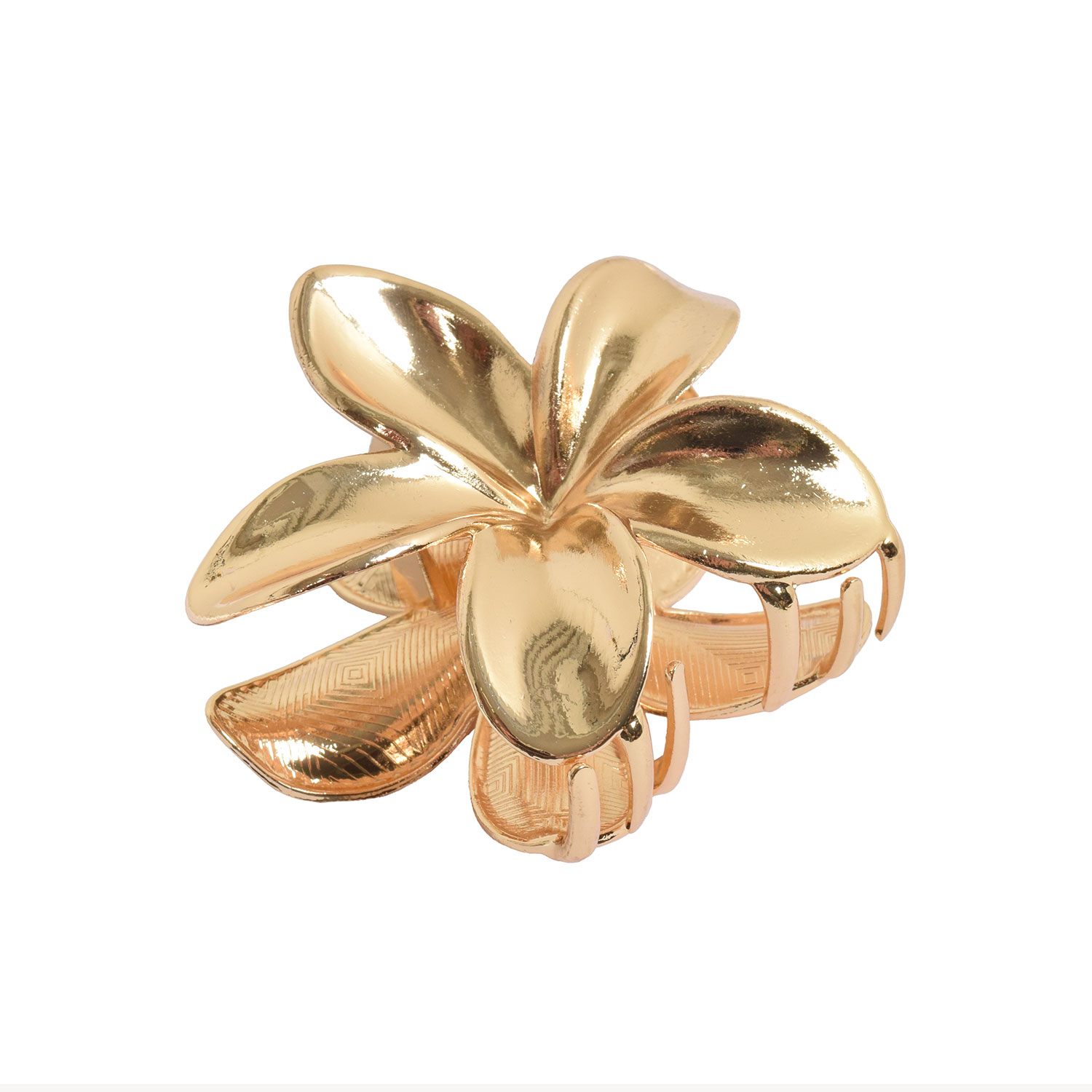 J'adore Lotusblüte Metall Haarklammer in Gold von J'adore Seite