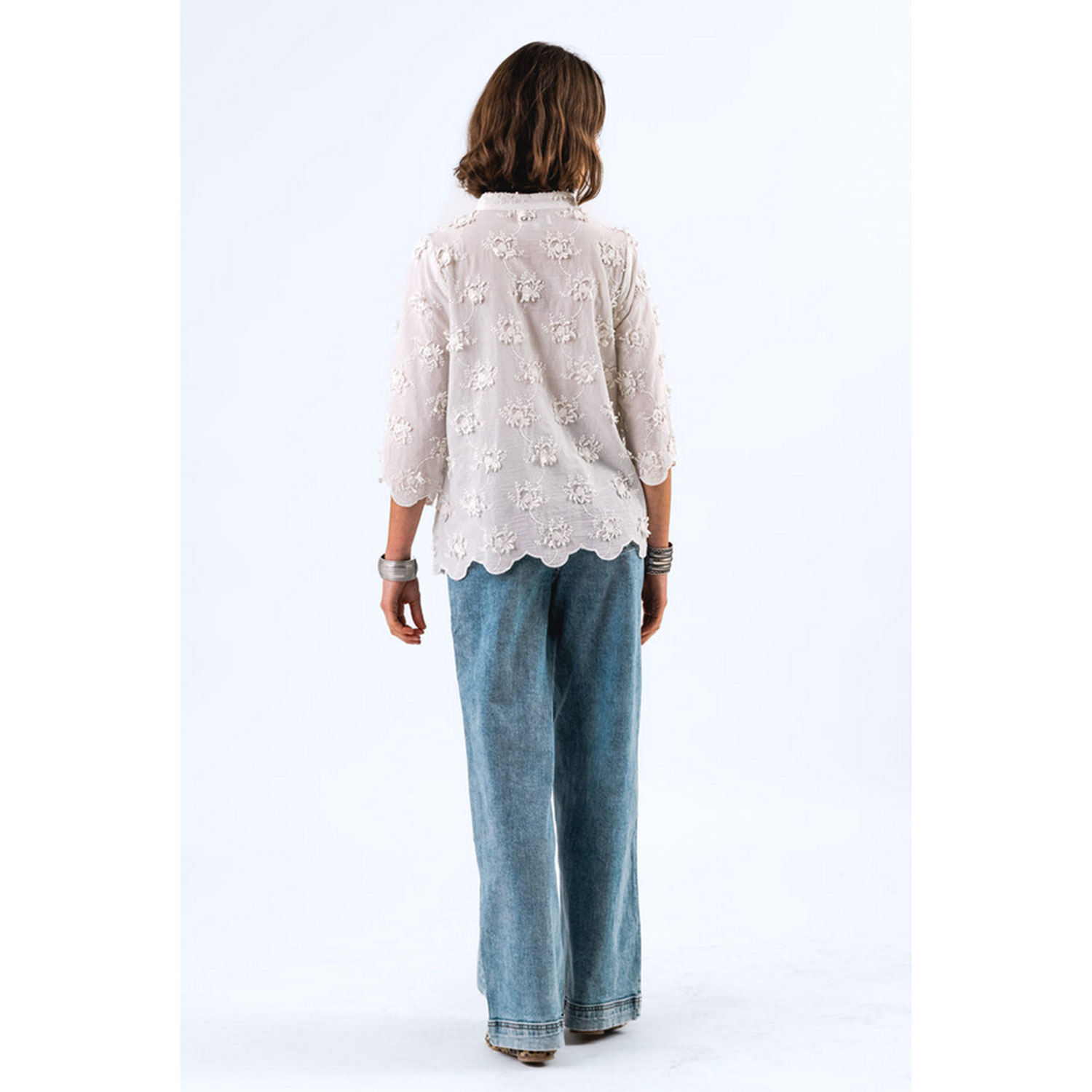 Lolly's Laundry Louise Bluse Creme