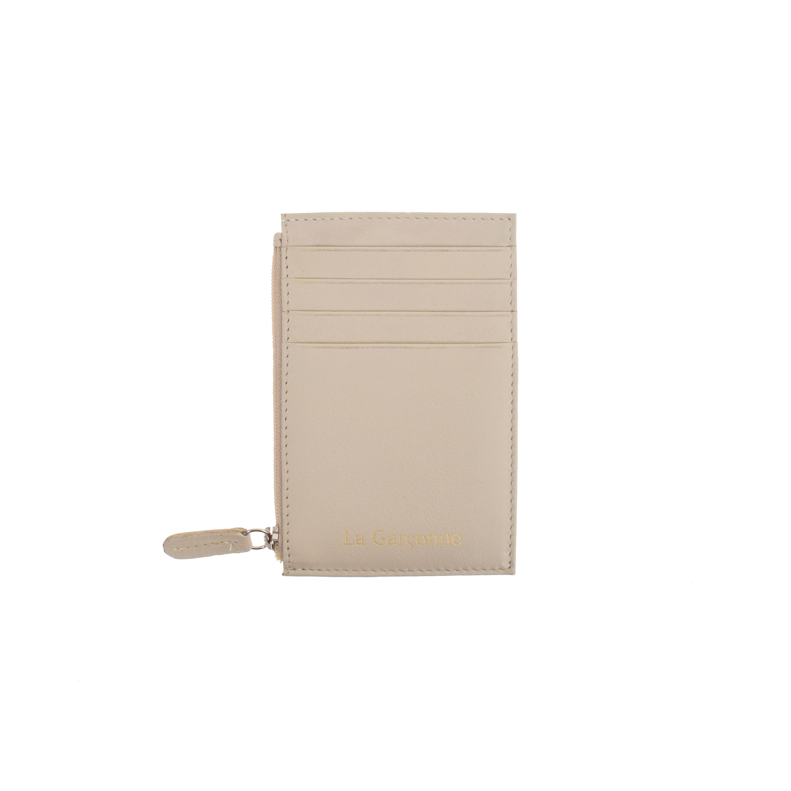 La Garçonne Accessoires Louise La Garçonne Portemonnaie Beige vorne