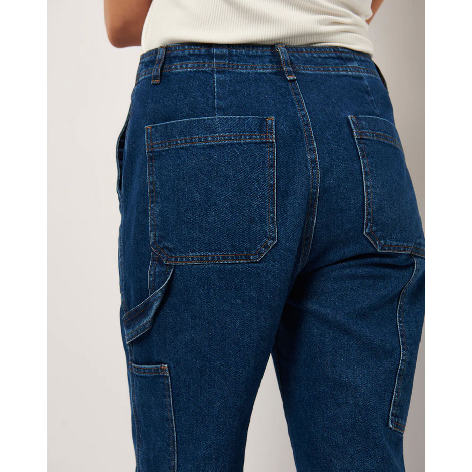 La Rouge Louise Jeanshose Washed Denim