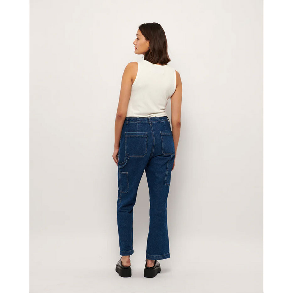 La Rouge Louise Jeanshose Washed Denim