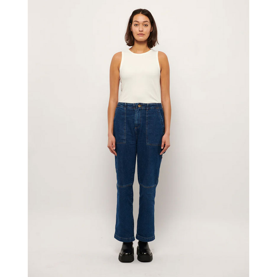 La Rouge Louise Jeanshose Washed Denim