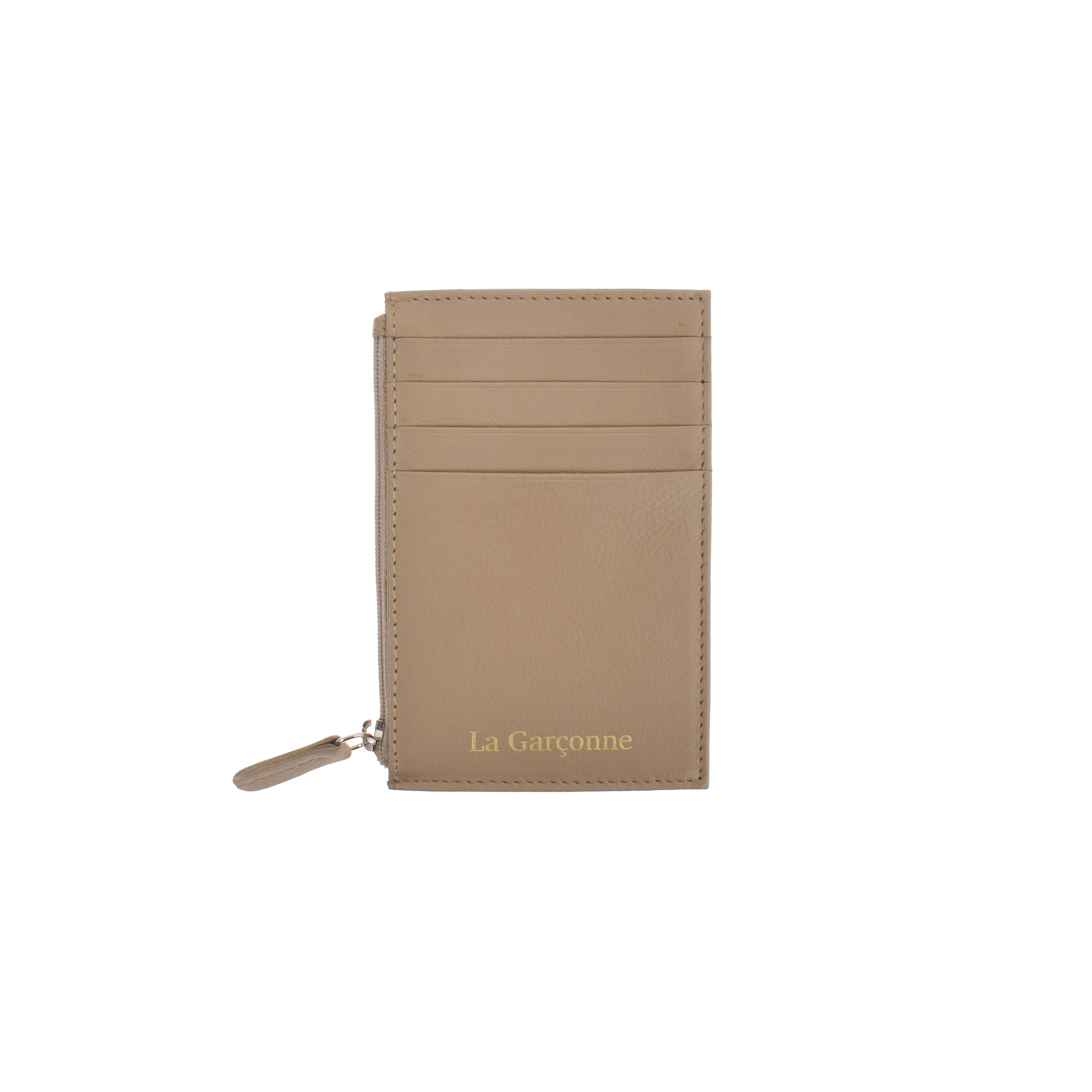 La Garçonne Accessoires Louise La Garçonne Portemonnaie taupe vorne