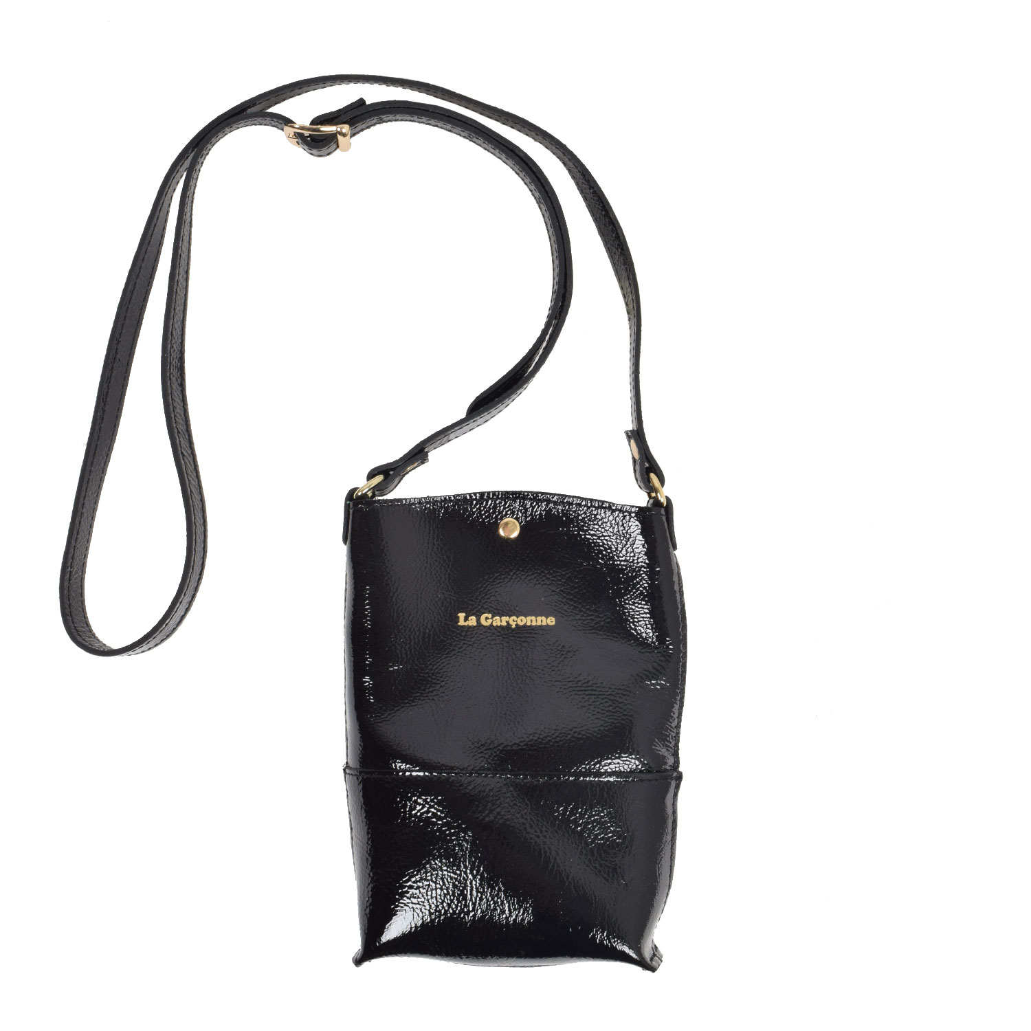 Lucette Handytasche Napa Lack Black