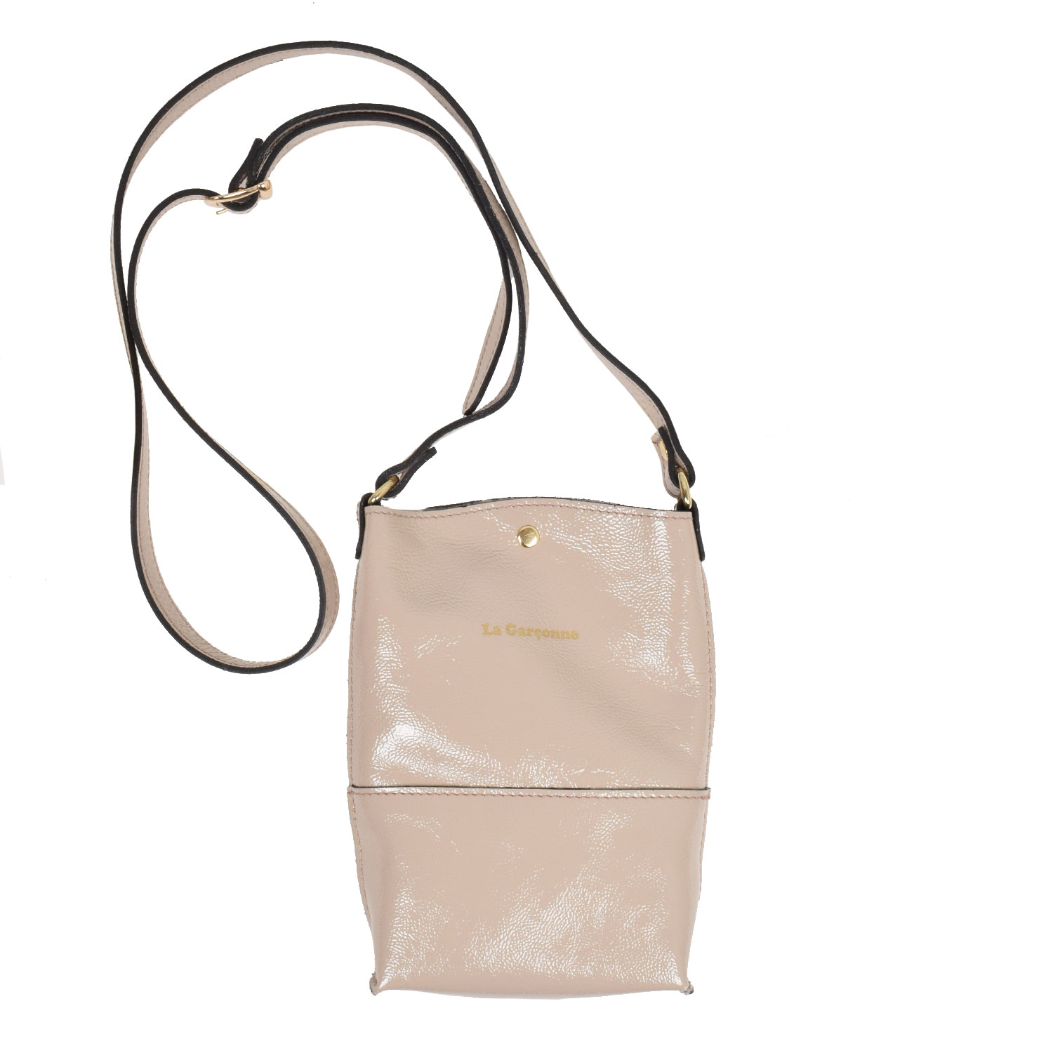 Lucette Handytasche Napa Lack Chalk