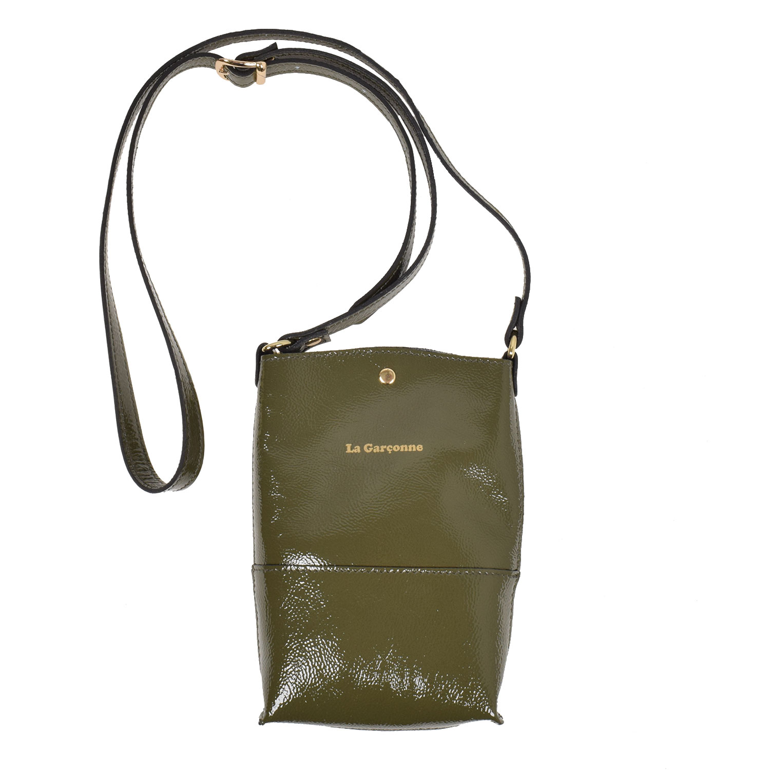 Lucette Handytasche Napa Lack Olive