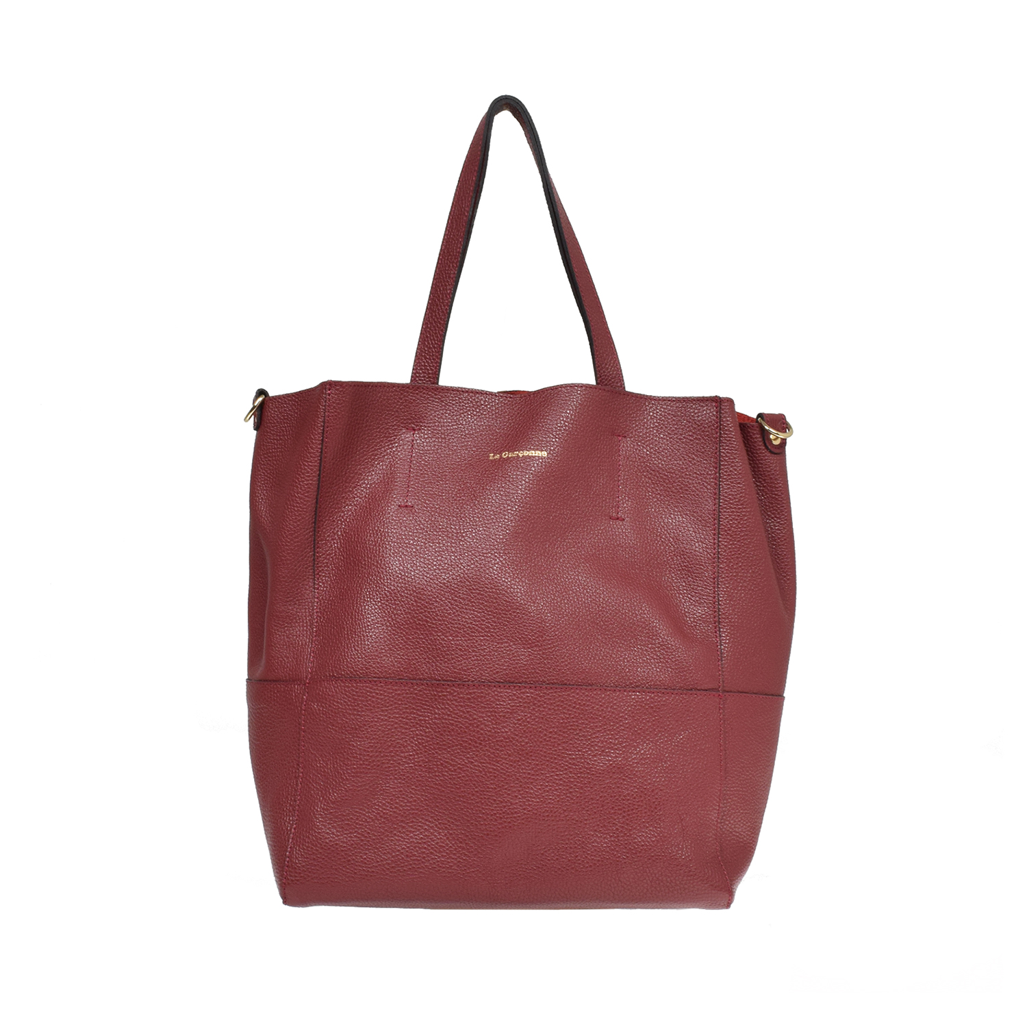 La Garçonne Accessoires Lucie Ledertasche in Rostrot von La Garçonne Accessoires vorne