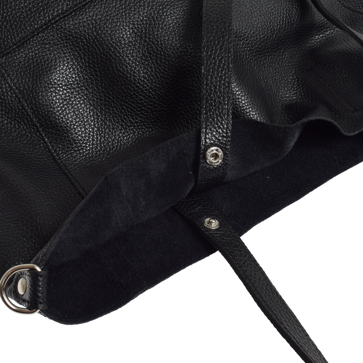 La Garçonne Accessoires Lucie Ledertasche in Schwarz von La Garçonne Accessoires Detail